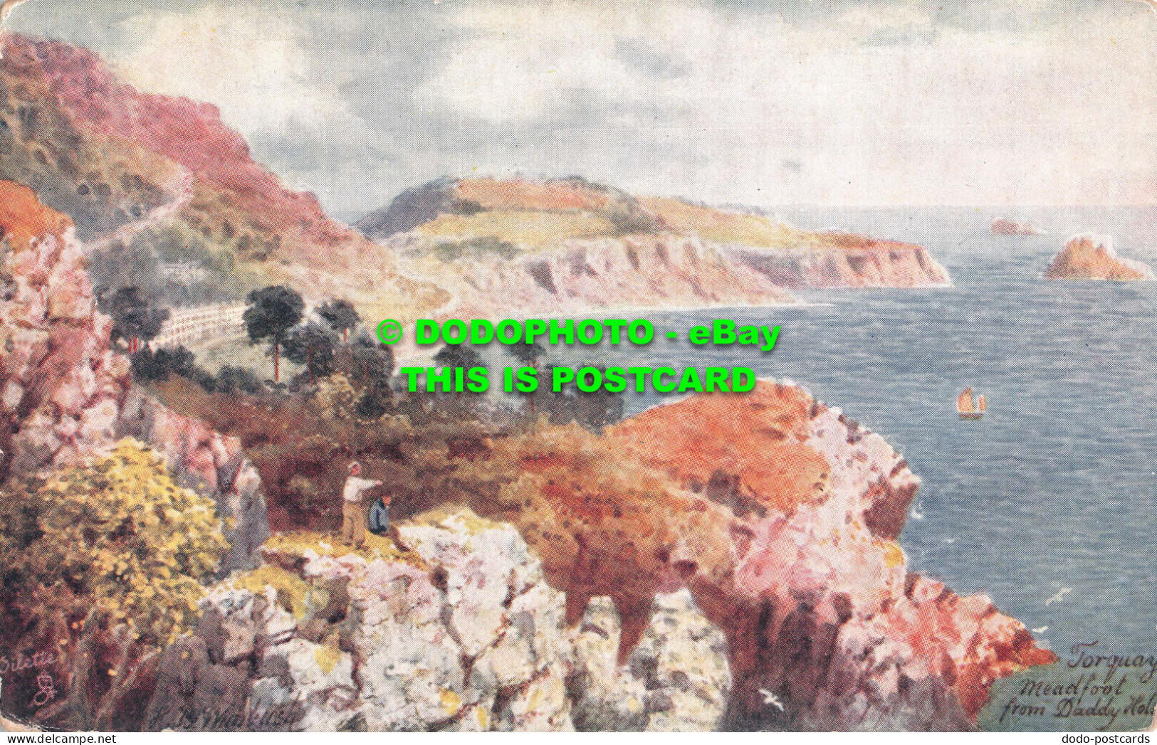 R531503 Torquay. Meadfoot From Daddy Hole. Tuck. Oilette. Series II. Postcard No - Monde