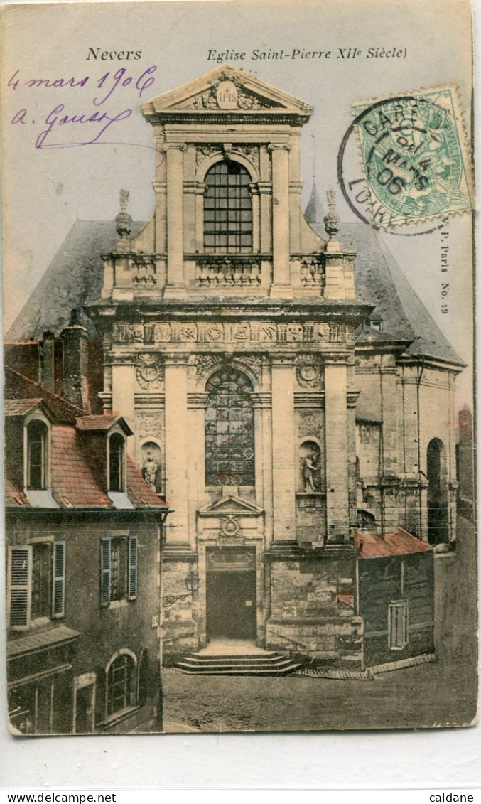 -58 - NIEVRE -   NEVERS - Eglise.  Saint-Pierre - Pouilly Sur Loire