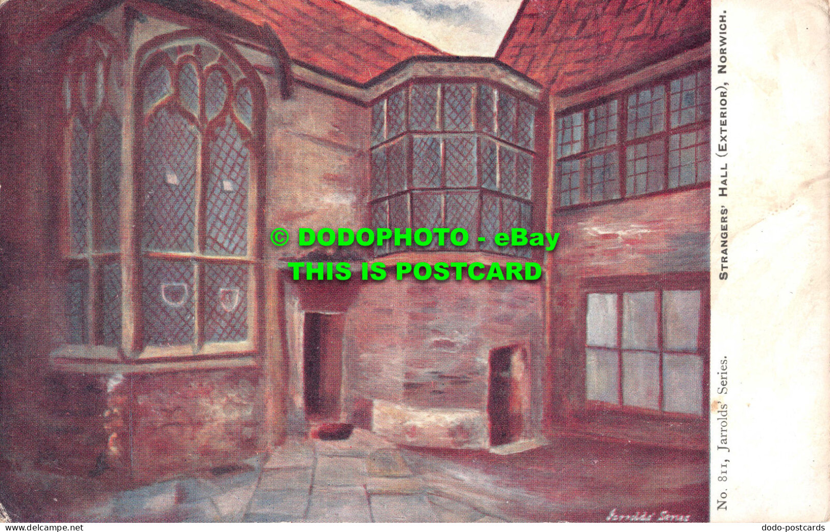 R531514 Norwich. Strangers Hall. Exterior. Jarrolds Series No. 811 - Monde