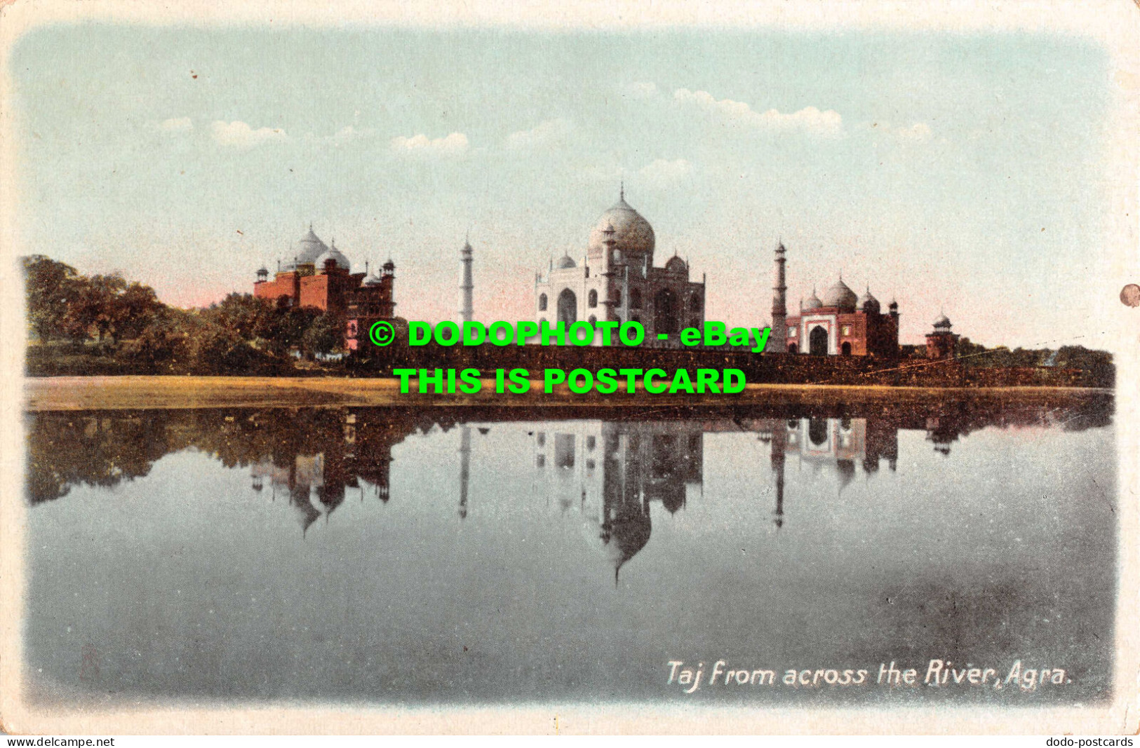 R531519 Agra. Taj From Across The River. Tuck. Wide Wide World Series. Vignette - Monde