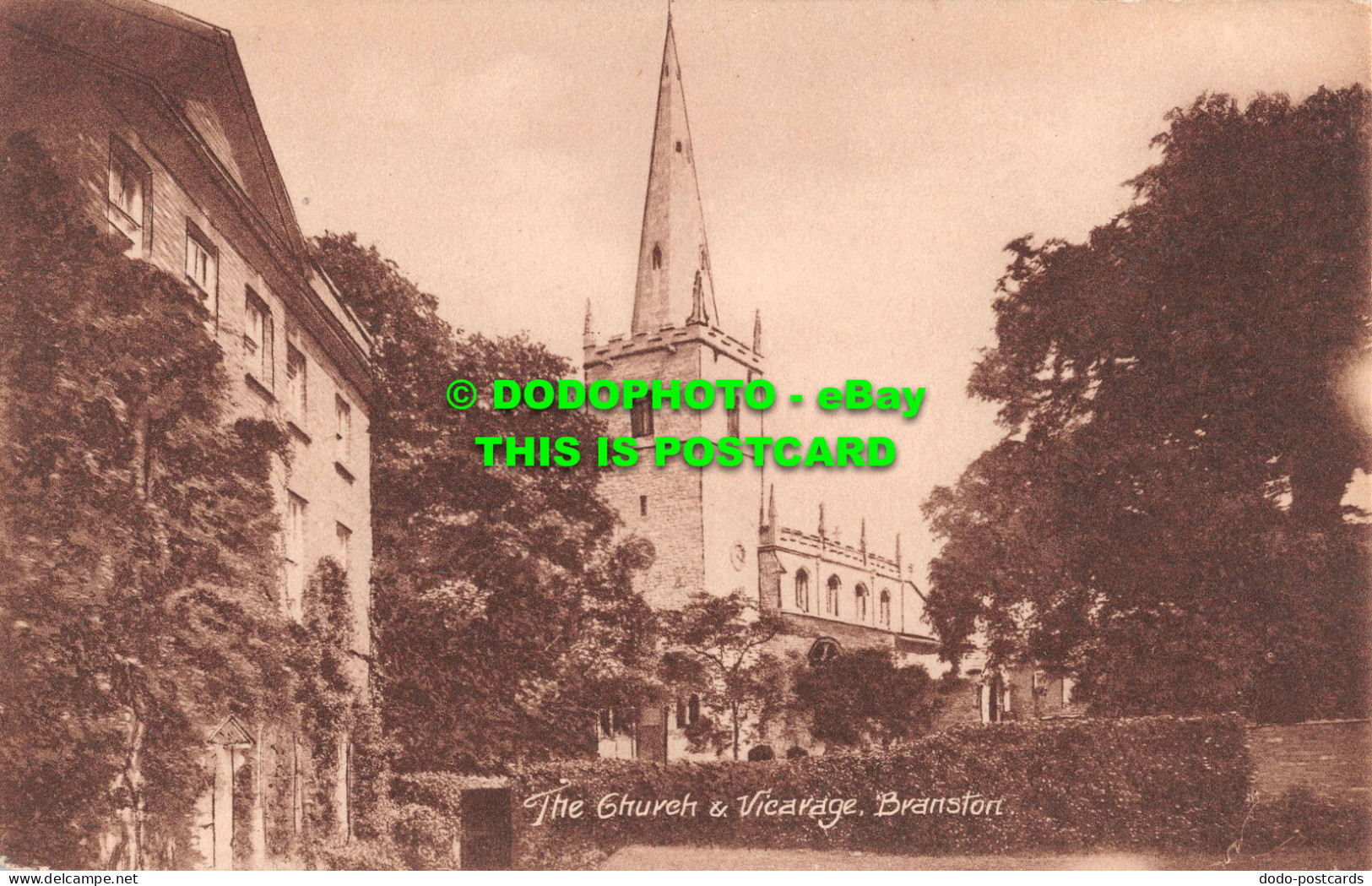 R530709 Church And Vicarage. Branston. J. N. Nock. Stella Road. London - Otros & Sin Clasificación