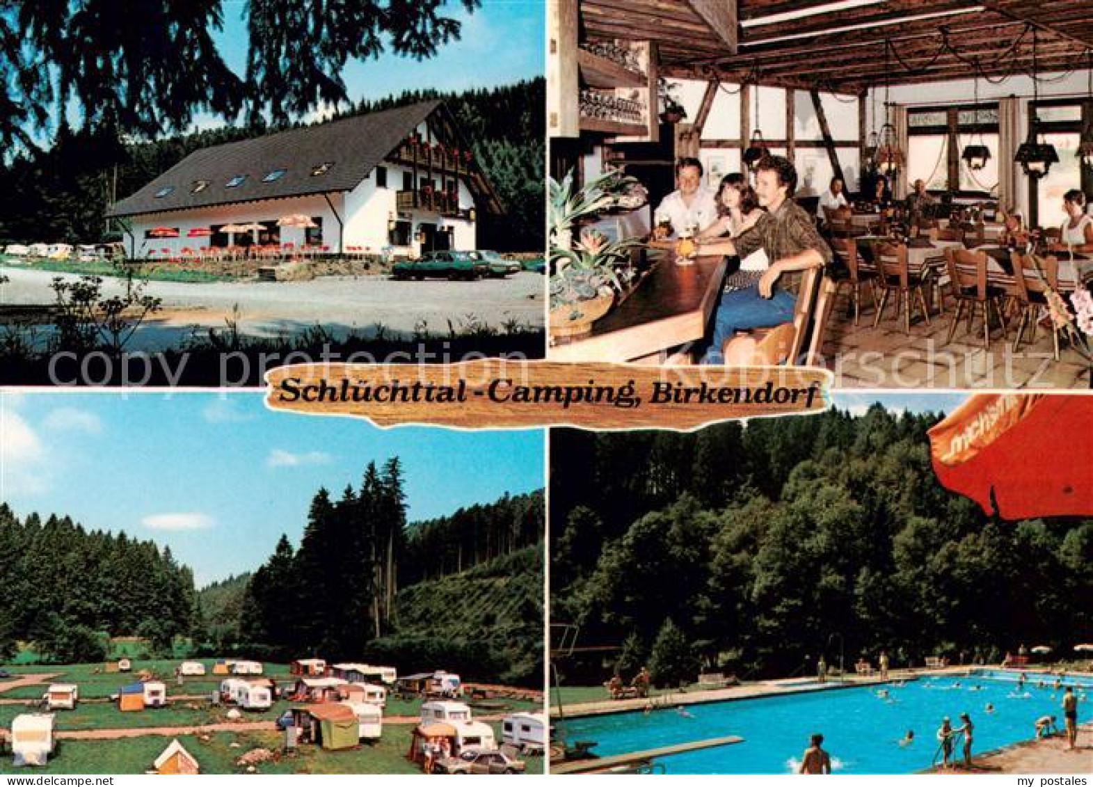 73788050 Birkendorf Schluechttal Campingplatz Freibad Gaststaette Birkendorf - Autres & Non Classés