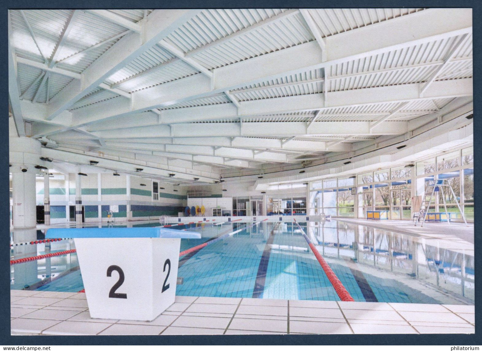 57 SARREBOURG, Piscine Municipale, Vue Intérieure, - Andere & Zonder Classificatie