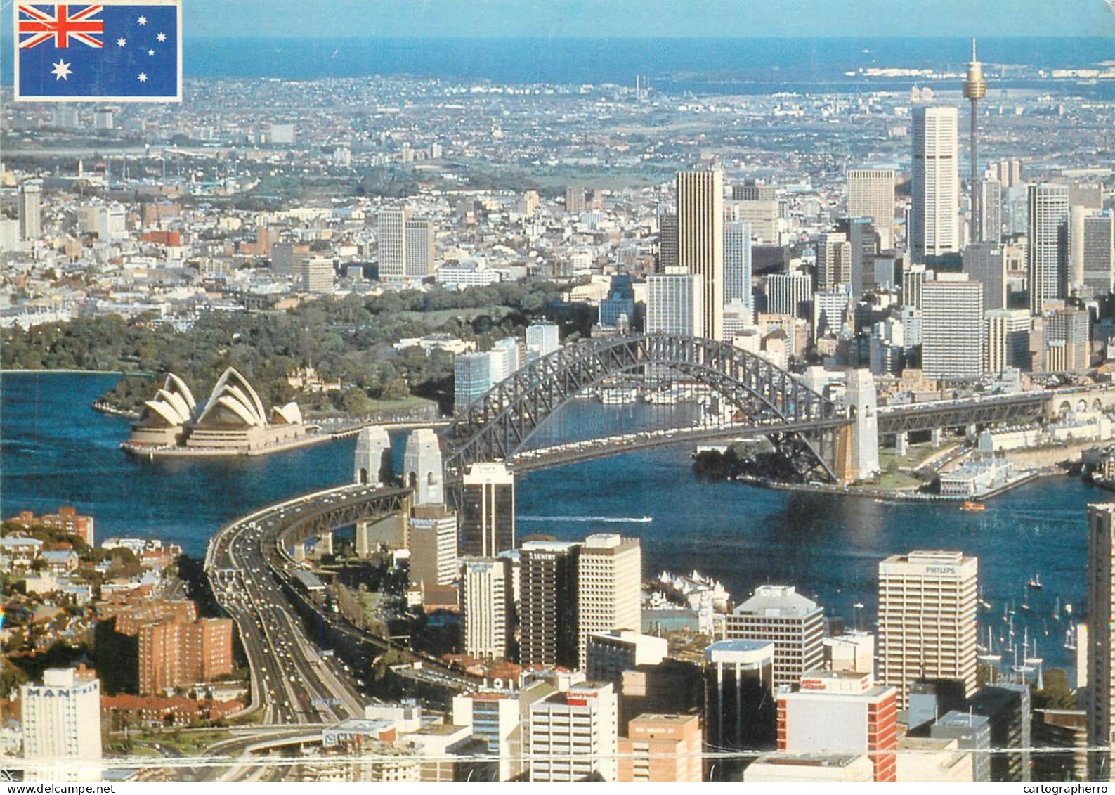 Navigation Sailing Vessels & Boats Themed Postcard Australia Sidney Harbour - Velieri