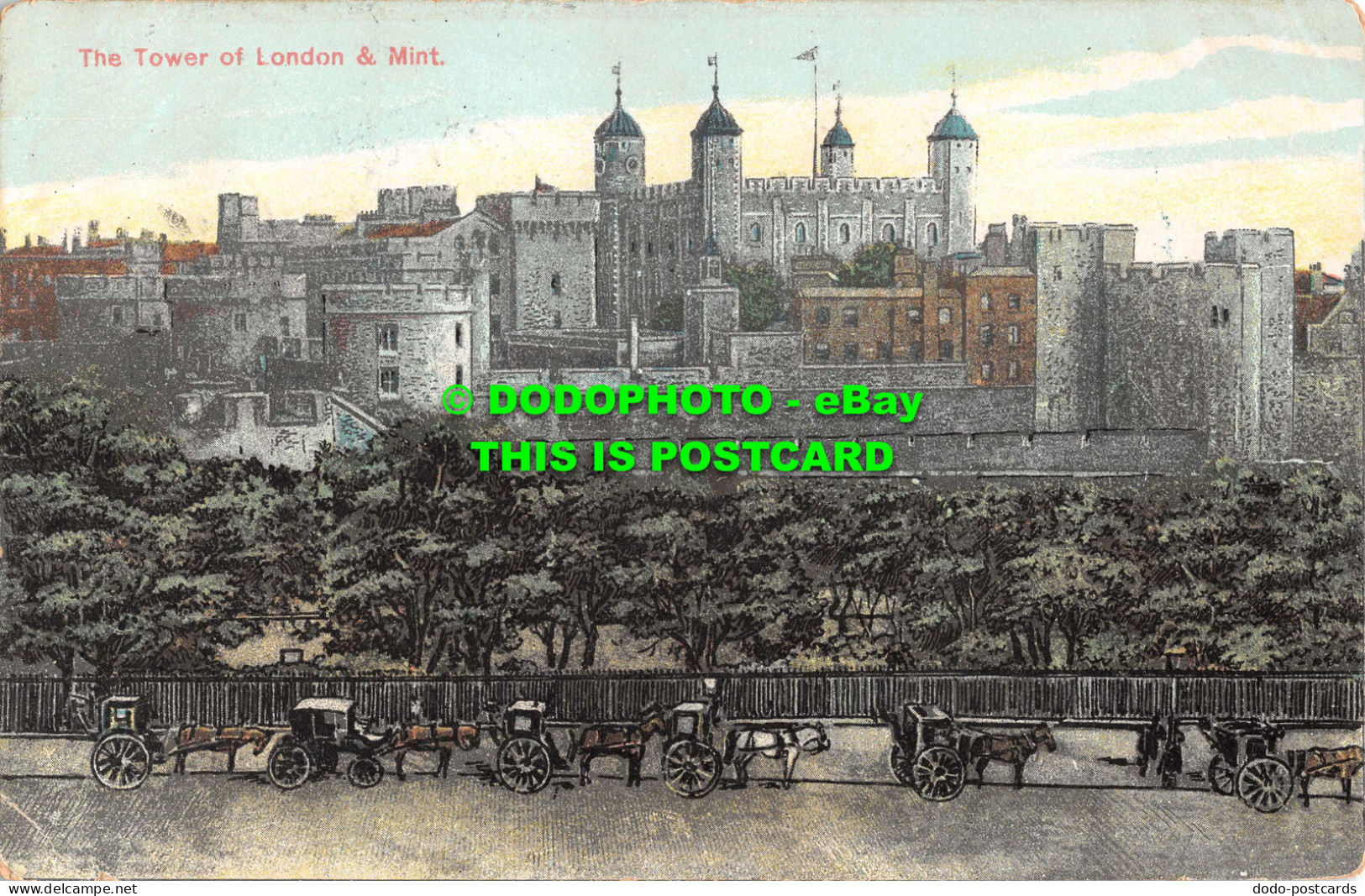 R530729 Tower Of London And Mint. B. B. London. Series A. 1905 - Andere & Zonder Classificatie