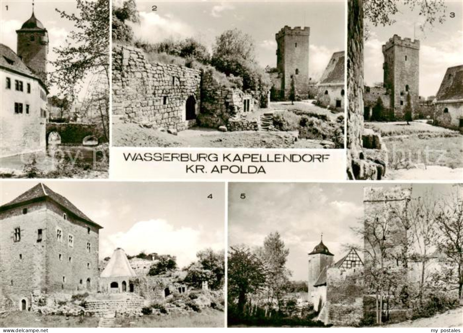 73787998 Kapellendorf Wasserburg Einkauf Innenhof Gefaengnisturm Palas Kueche Ka - Autres & Non Classés