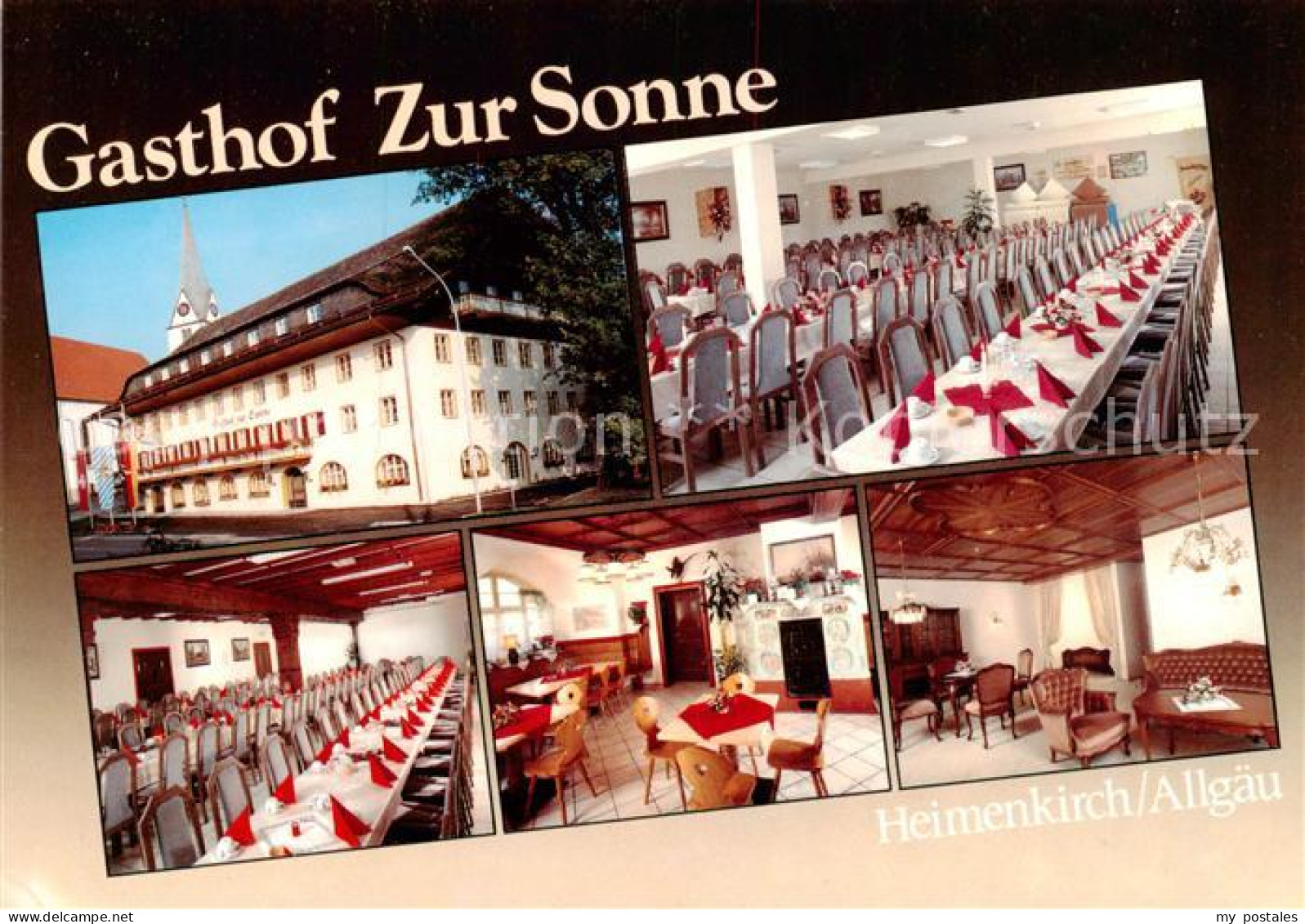73787950 Heimenkirch Gasthof Zur Sonne Restaurant Festsaal Heimenkirch - Autres & Non Classés
