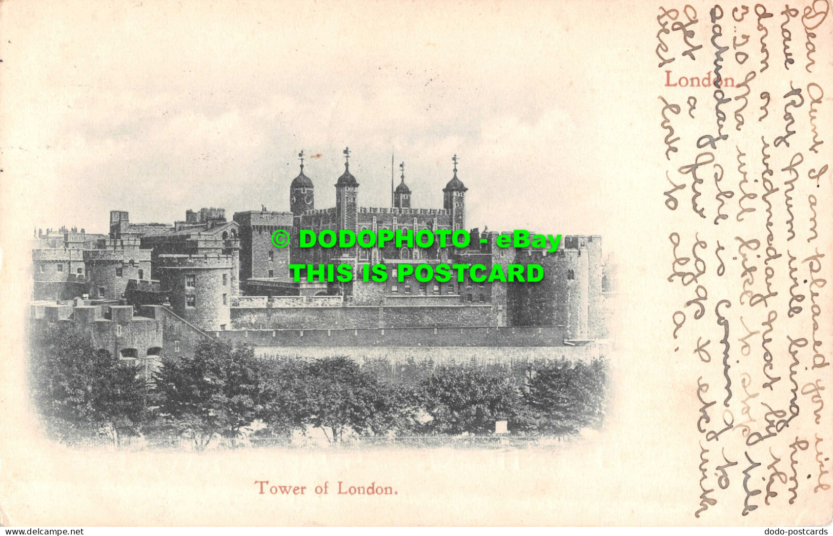 R530748 Tower Of London. 1905 - Andere & Zonder Classificatie