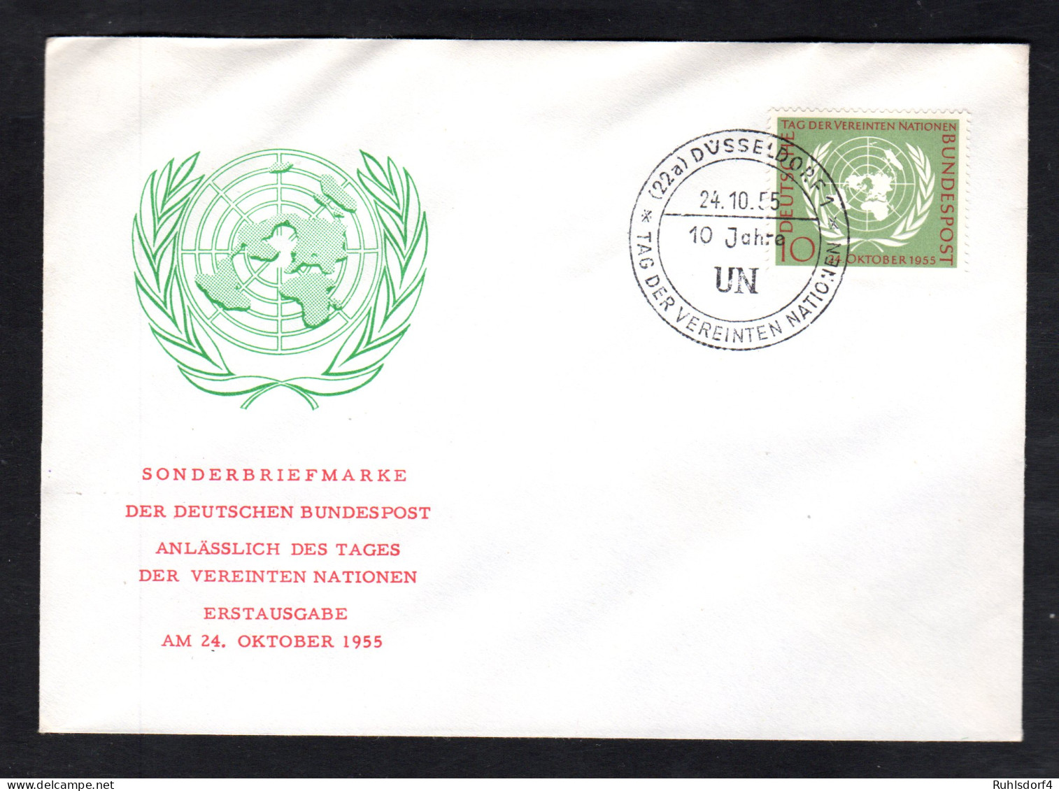 FDC: Tag Der UNO 1955 - Other & Unclassified