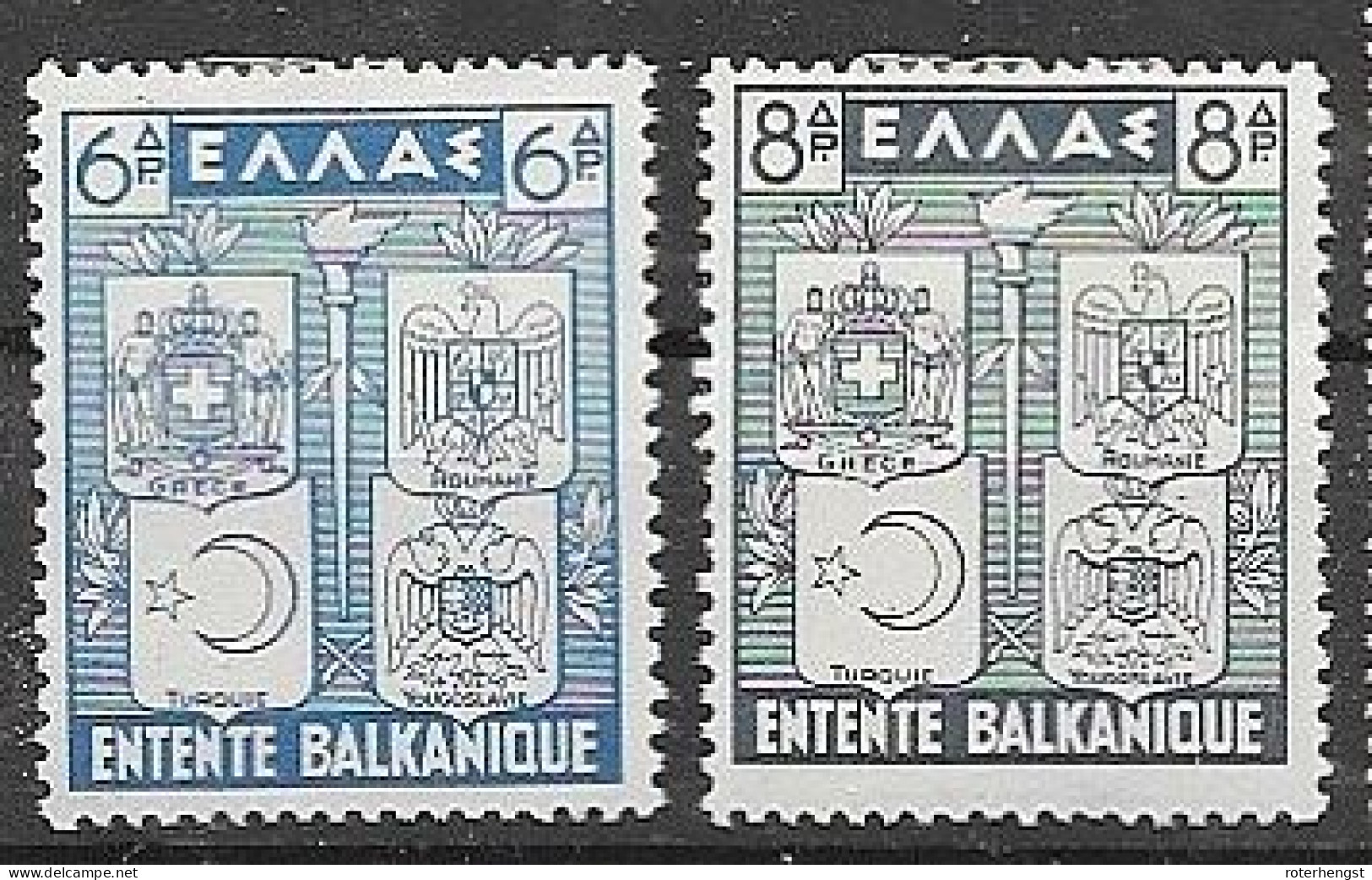 Greece 1940 Mh * (50 Euros) Complete Set - Ongebruikt