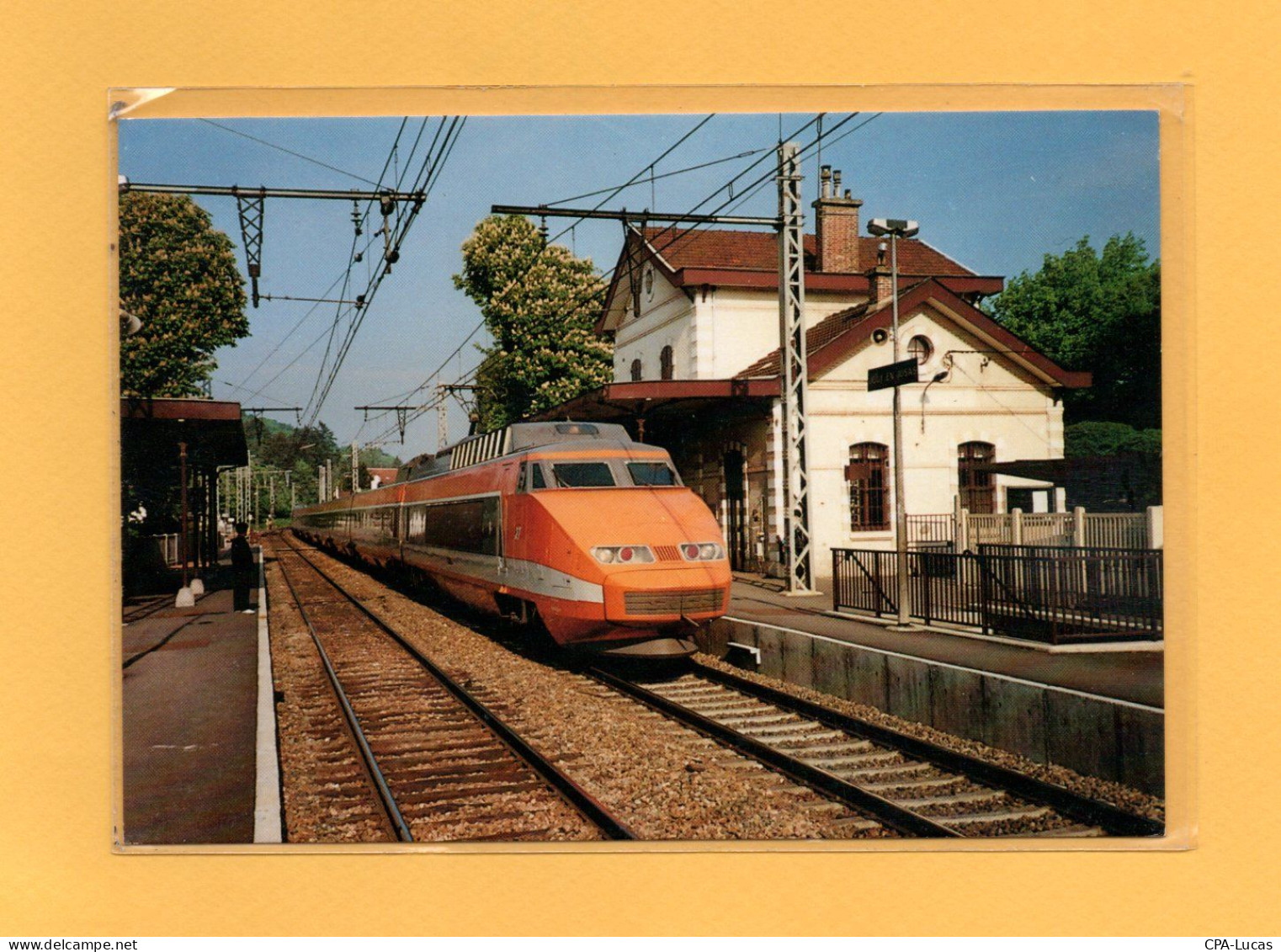 (27/04/24) 78-CPSM JOUY EN JOSAS  PASSAGE DU TGV - Jouy En Josas