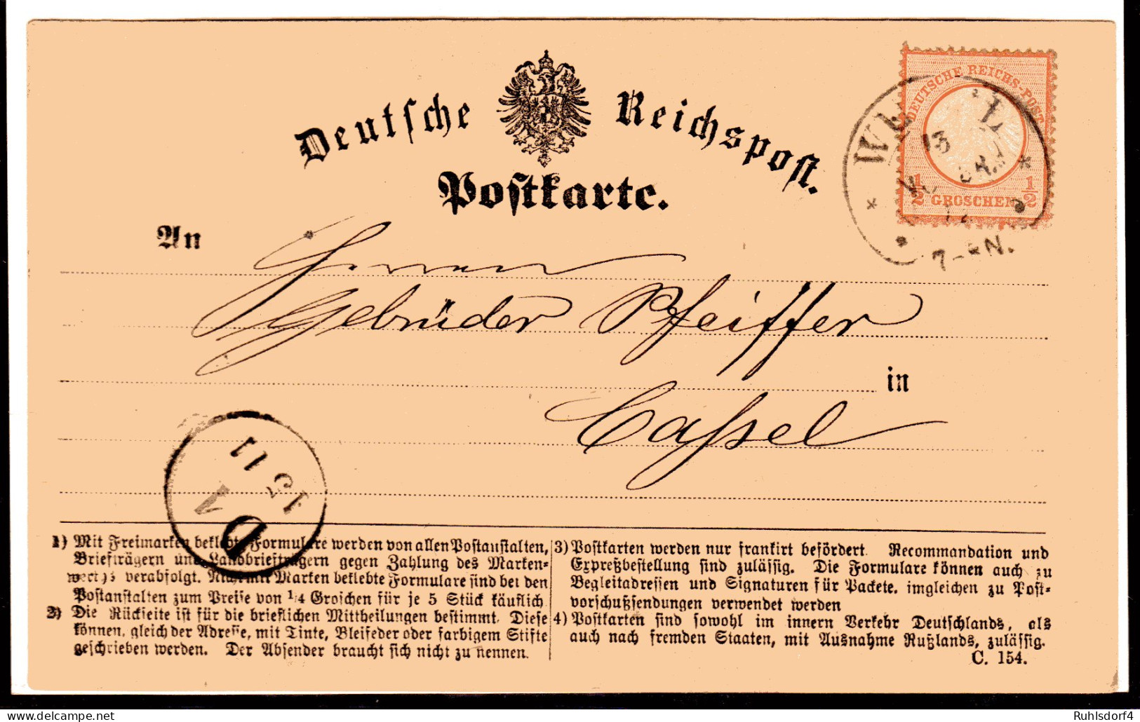 Hufeisen-St Wesel 40 Auf DR. Mi.-Nr. 3., Befund Sommer - Lettres & Documents