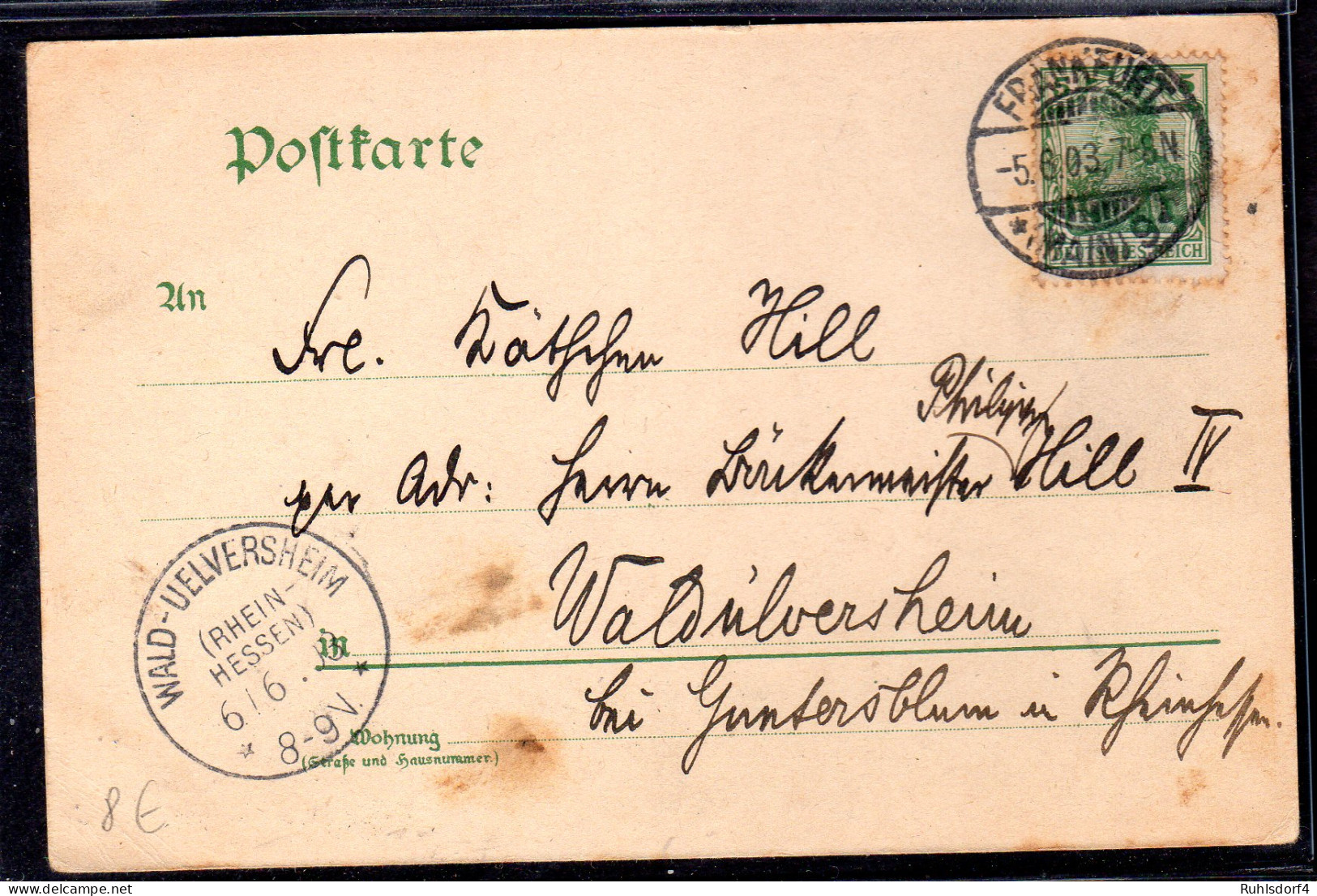 Gruss Vom 2 Gesang-Wettstreit 1903 Ff./M - Wiesbaden