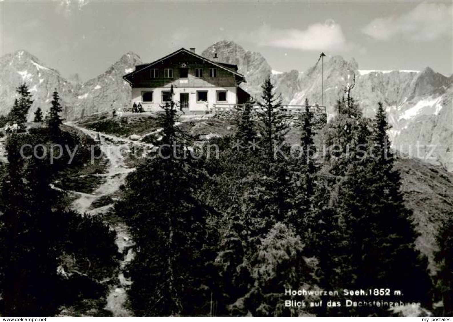 73787809 Hochwurzenhuette 1852m Steiermark AT Mit Blick Auf Das Dachsteingebirge - Altri & Non Classificati