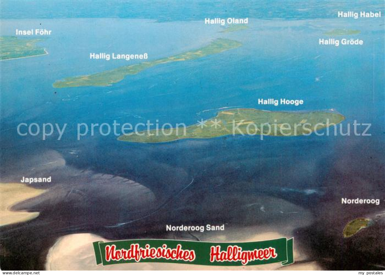 73787782 Nordfriesland Nordfriesisches Halligmeer Mit Den Halligen Fliegeraufnah - Andere & Zonder Classificatie