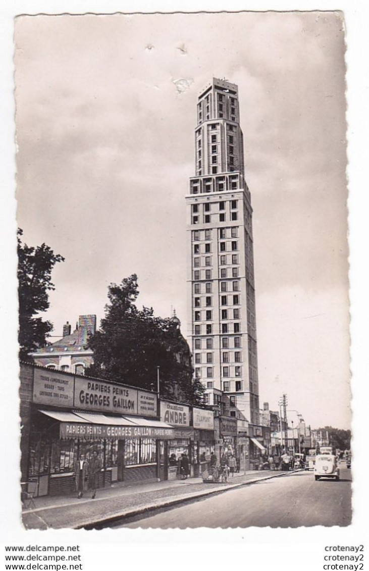 80 AMIENS N°59 La Tour Perret En 1952 Magasin Papiers Peints Georges Gaillon Chaussures André Armes Flamant Antiquités - Amiens