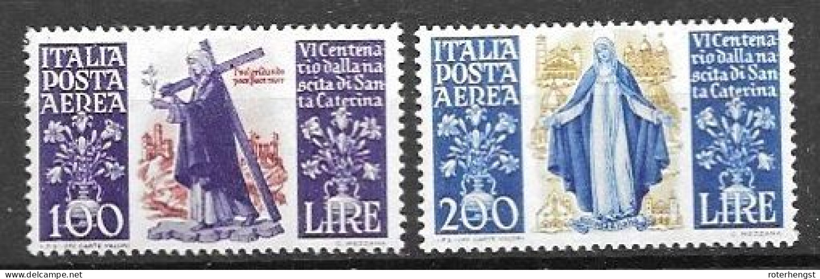 Italy Mnh ** Airmail Set 1948 100 Euros - 1946-60: Ungebraucht