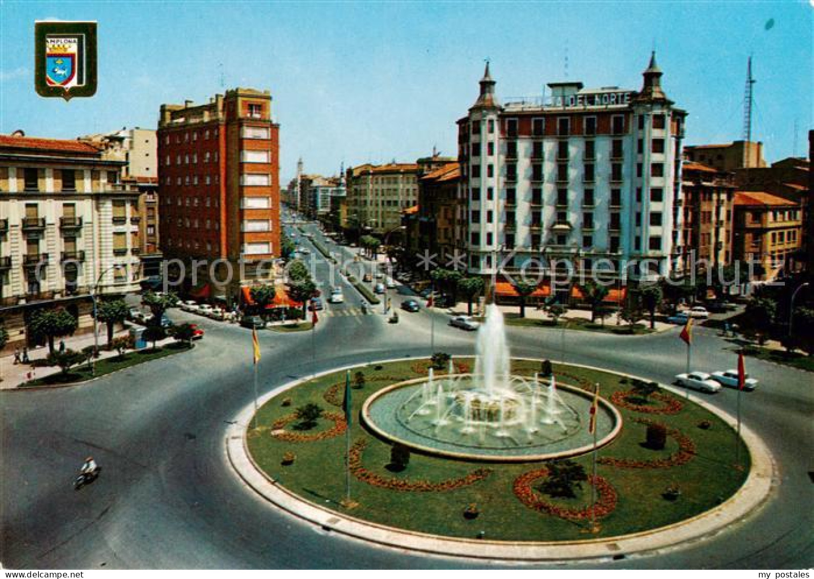 73787717 Pamplona Navarra ES Plaza Prinzipe De Viana Fontana  - Sonstige & Ohne Zuordnung