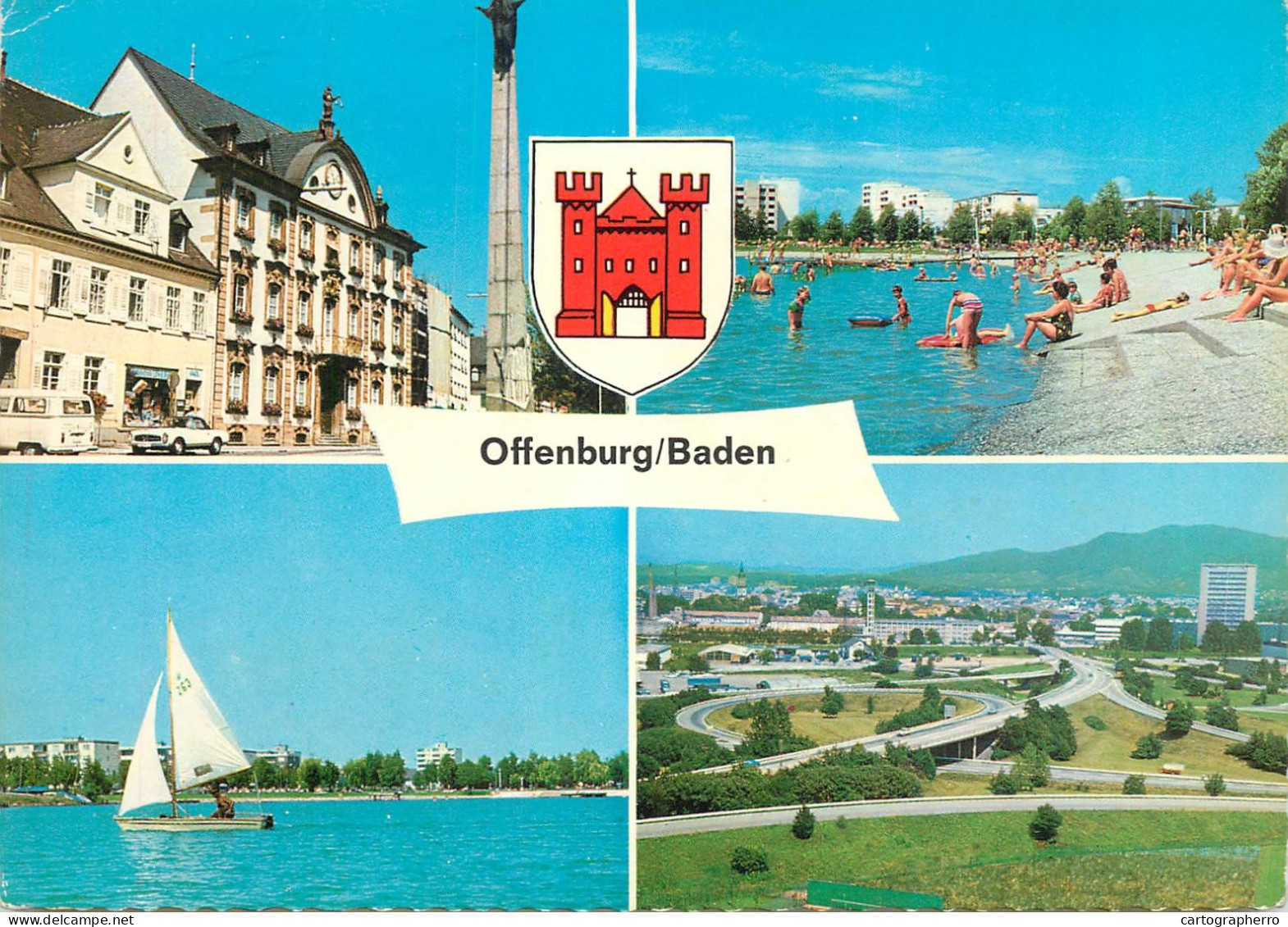 Navigation Sailing Vessels & Boats Themed Postcard Offenburg Baden - Velieri