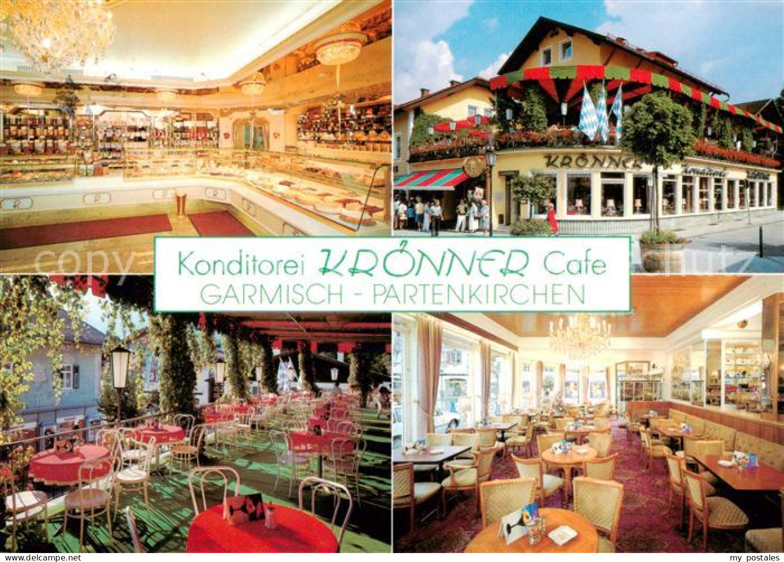 73787686 Garmisch-Partenkirchen Konditorei Cafe Kroenner Terrasse Garmisch-Parte - Garmisch-Partenkirchen