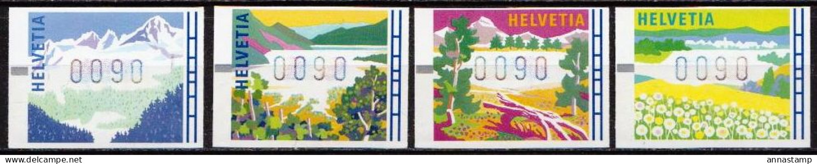 Switzerland MNH Stamps - Automatenzegels