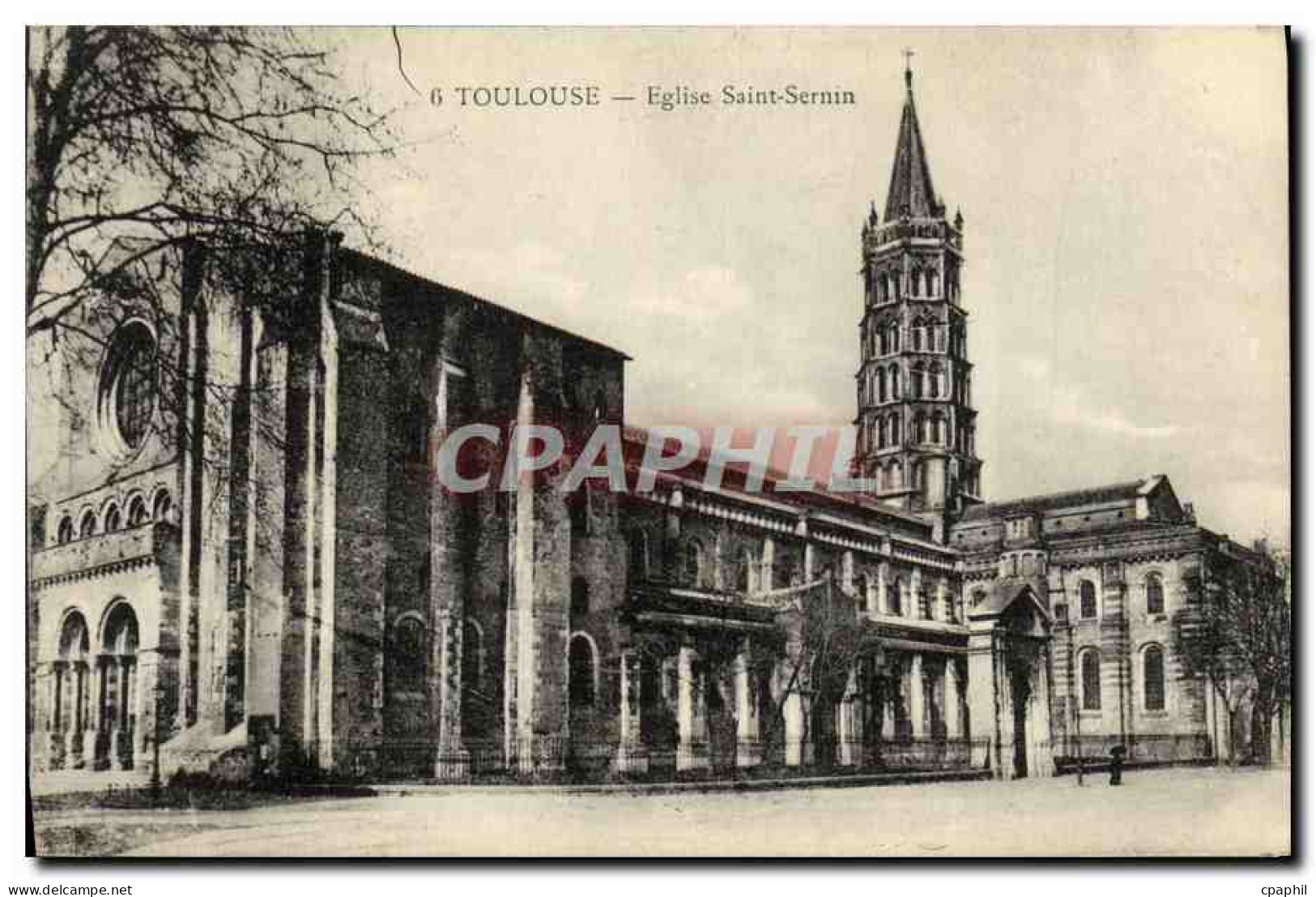 CPA Toulouse Eglise Saint Sernin - Toulouse