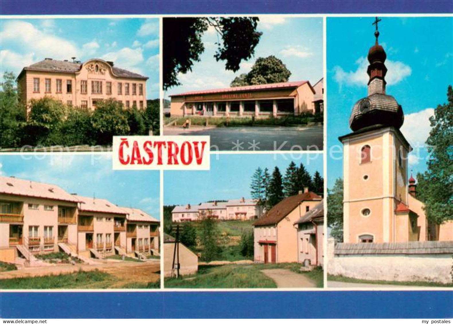 73787664 Castrov Pelhrimov Pilgram CZ Ortsmotive Kirche  - Tchéquie