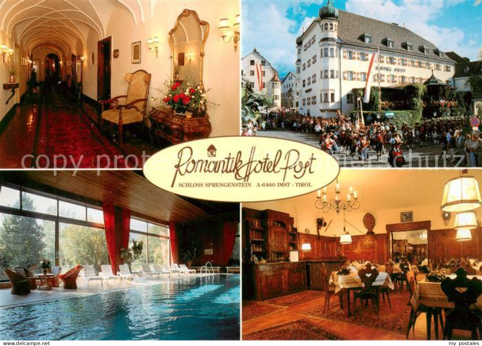 73787645 Imst Tirol Schloss Sprengenstein Romantik Hotel Post Restaurant Hallenb - Andere & Zonder Classificatie