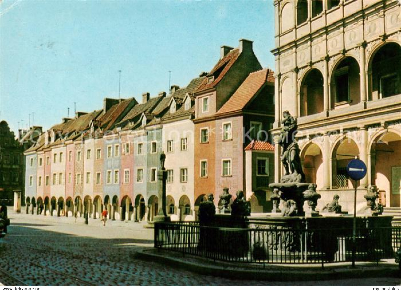 73787632 Poznan Posen Fragment Starego Rynku Alter Marktplatz Brunnen Poznan Pos - Pologne