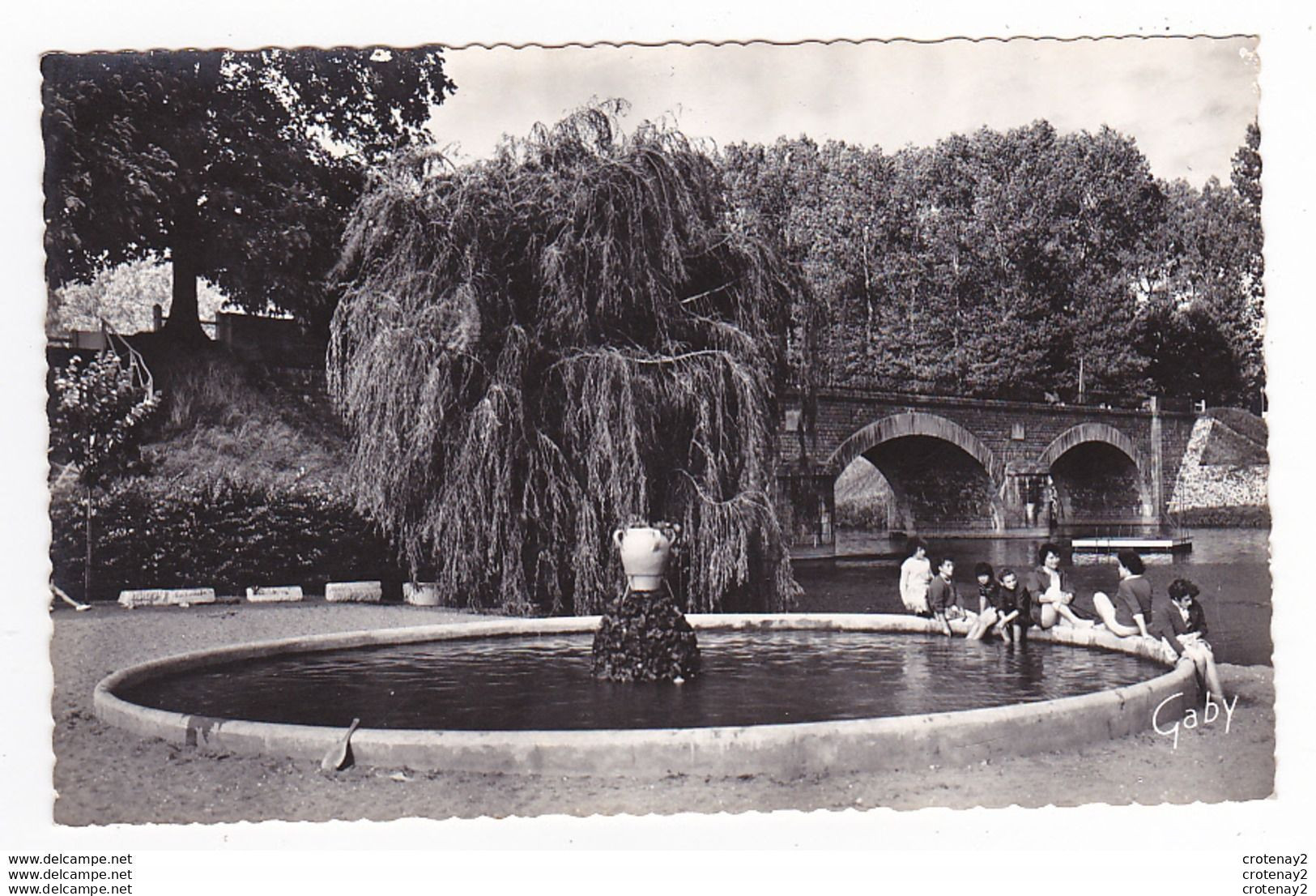 72 NOYEN SUR SARTHE Vers La Suze N°6 Bassin Et Pont Sur La Sarthe Plongeoir VOIR DOS - La Suze Sur Sarthe