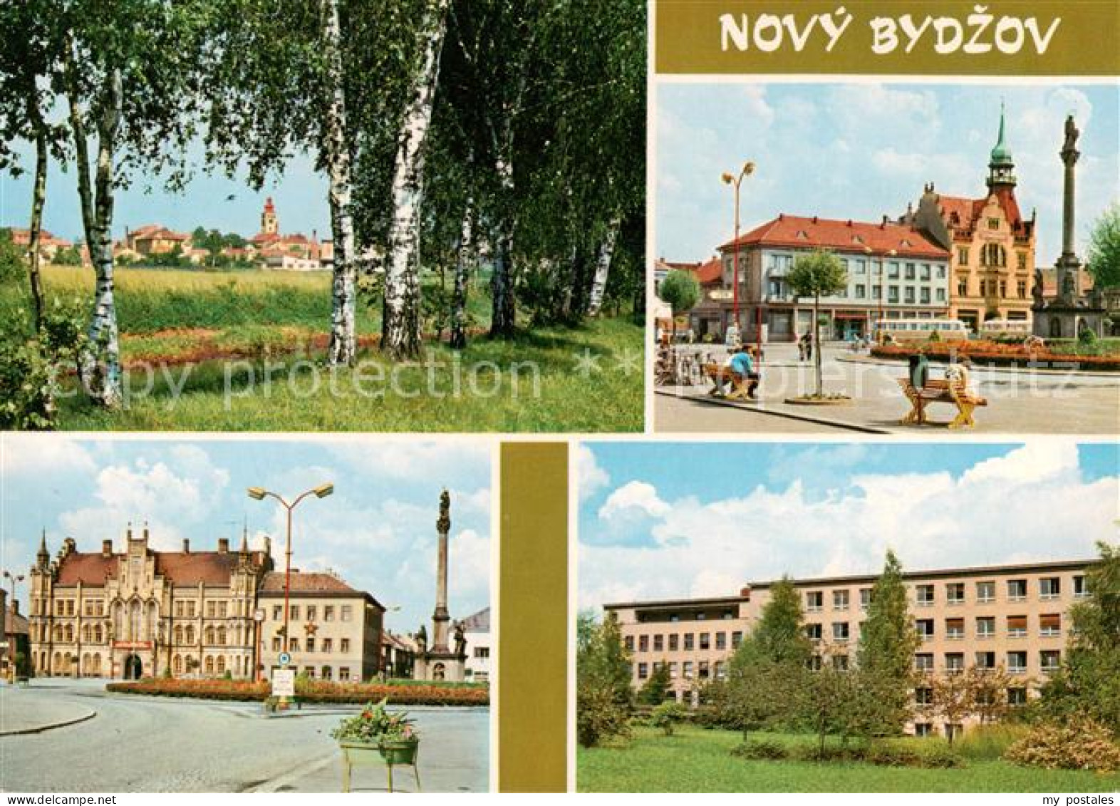 73787609 Novy Bydzov CZ Partie Am Bach Miru Platz Hotel Rathaus Krankenhaus  - Czech Republic