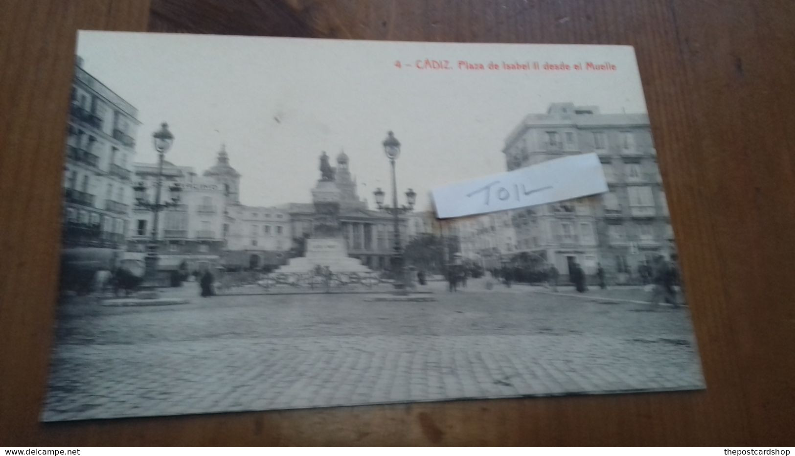 Spain - Cadiz Plaza De Isabel II Desde El Muelle [Thomas 3038] Spain - Cadiz Plaza De Isabel II Desde El Muelle [Thomas - Cádiz