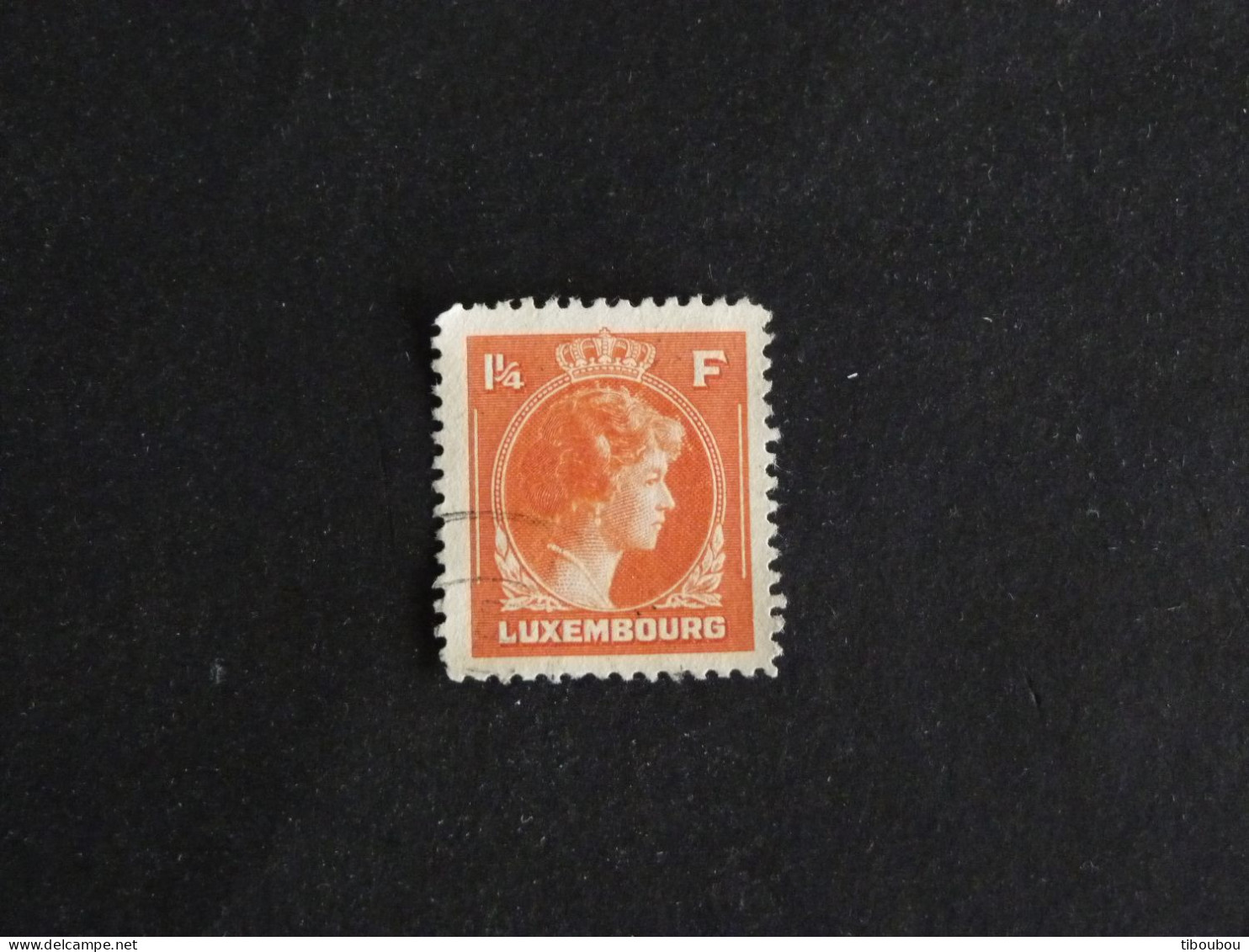 LUXEMBOURG LUXEMBURG YT 346 OBLITERE - GRANDE DUCHESSE CHARLOTTE - Used Stamps