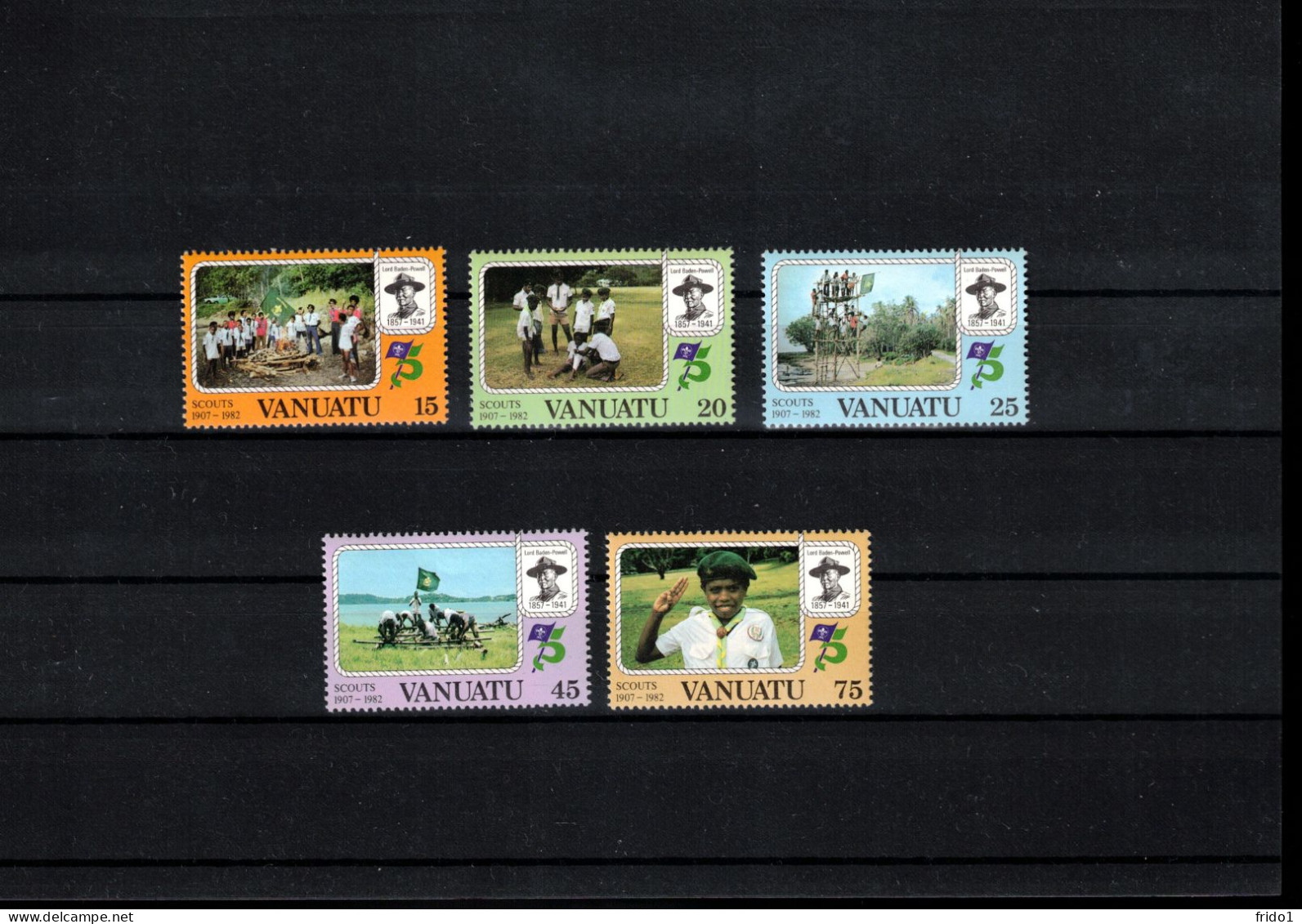 Vanuatu 1982 75th Anniversary Of Scouting Postfrisch / MNH - Unused Stamps