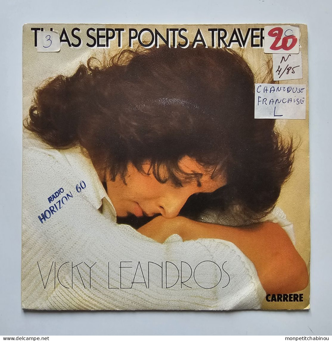 45T VICKY LEANDROS : Tu As Sept Ponts à Traverser - Other - French Music