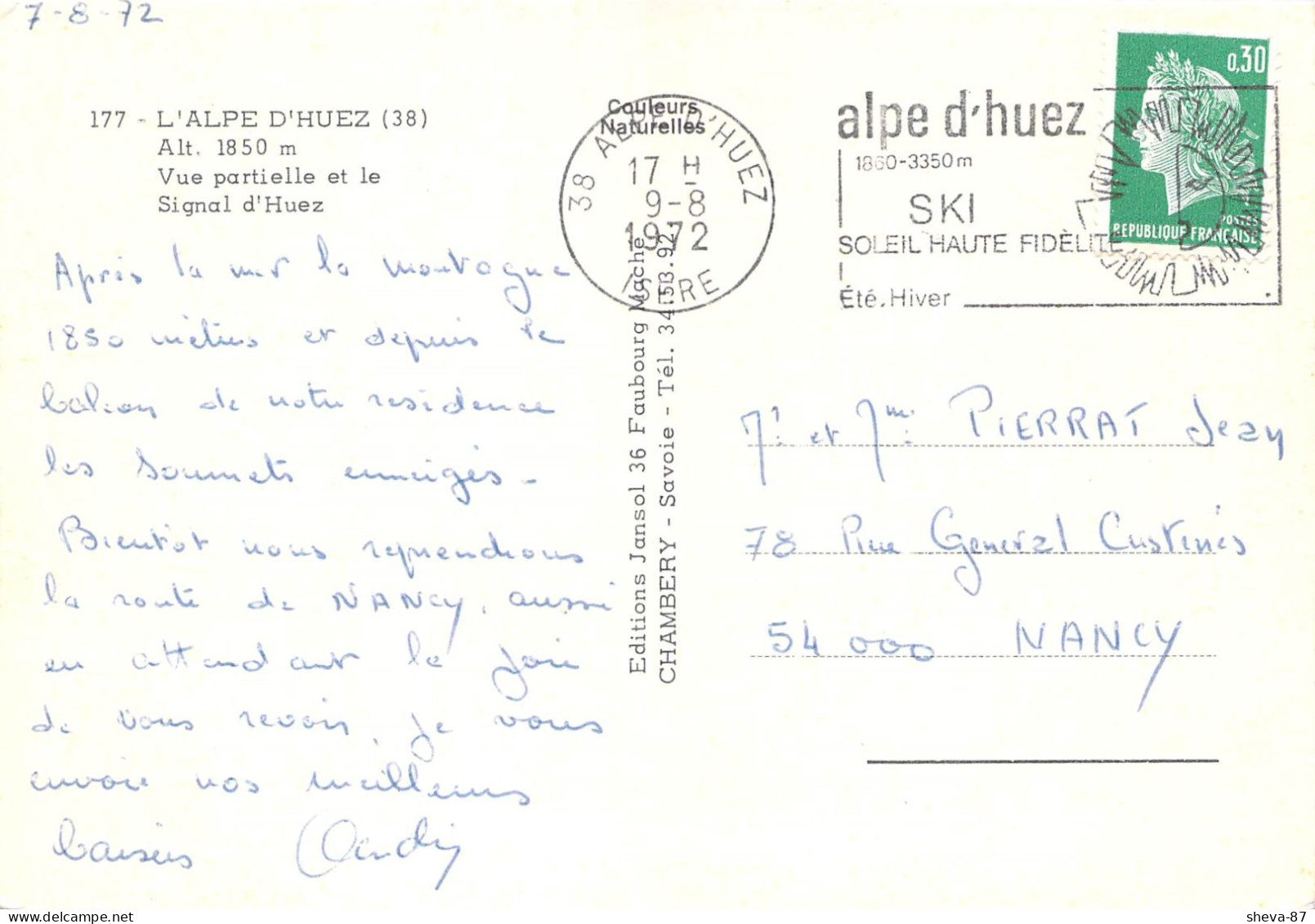 38 - L'Alpe D'Huez - Vue Partielle Et Le Signal D'Huez - Other & Unclassified