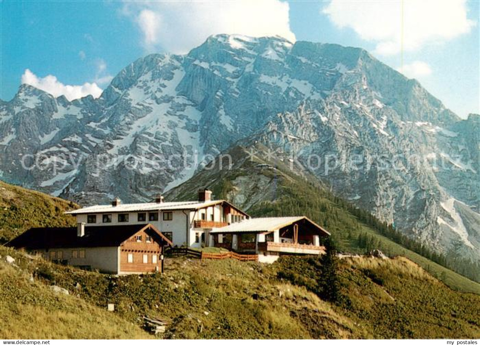 73787427 Berchtesgaden Berggaststaette Oberahornkaser Mit Hohem Goell Berchtesga - Berchtesgaden