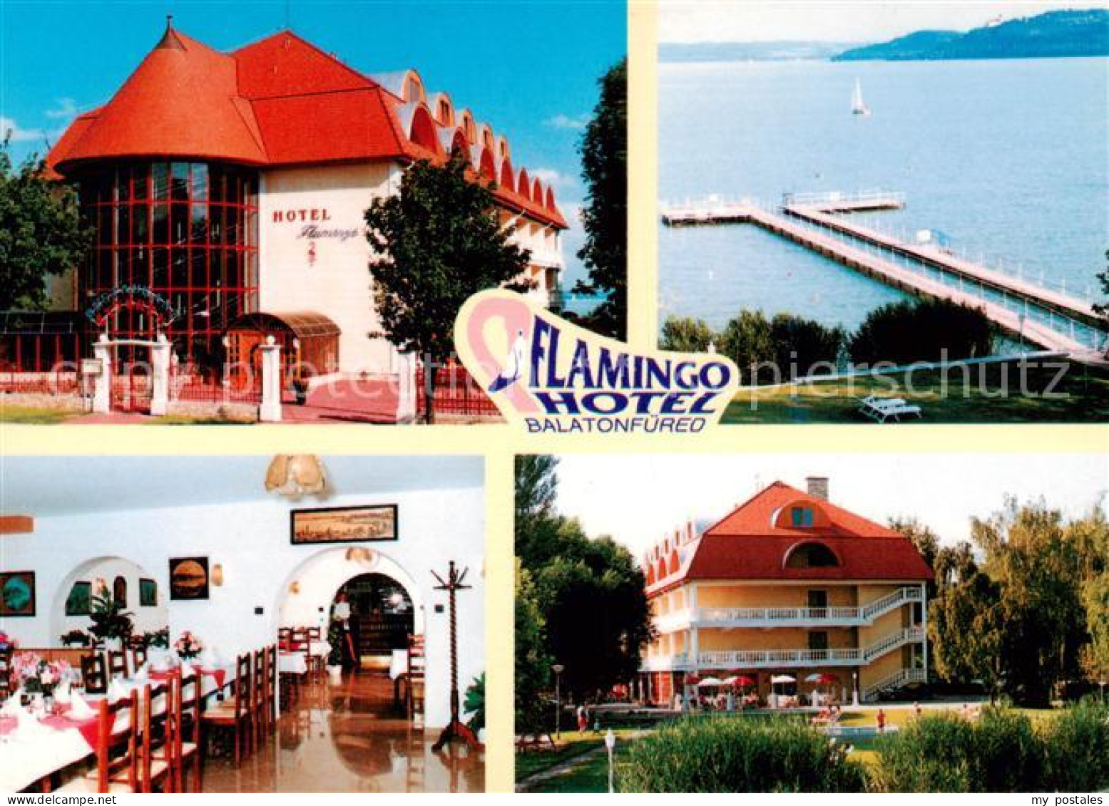 73787411 Balatonfuered Flamingo Hotel Restaurant Ballaton See Bootssteg Balatonf - Hongrie