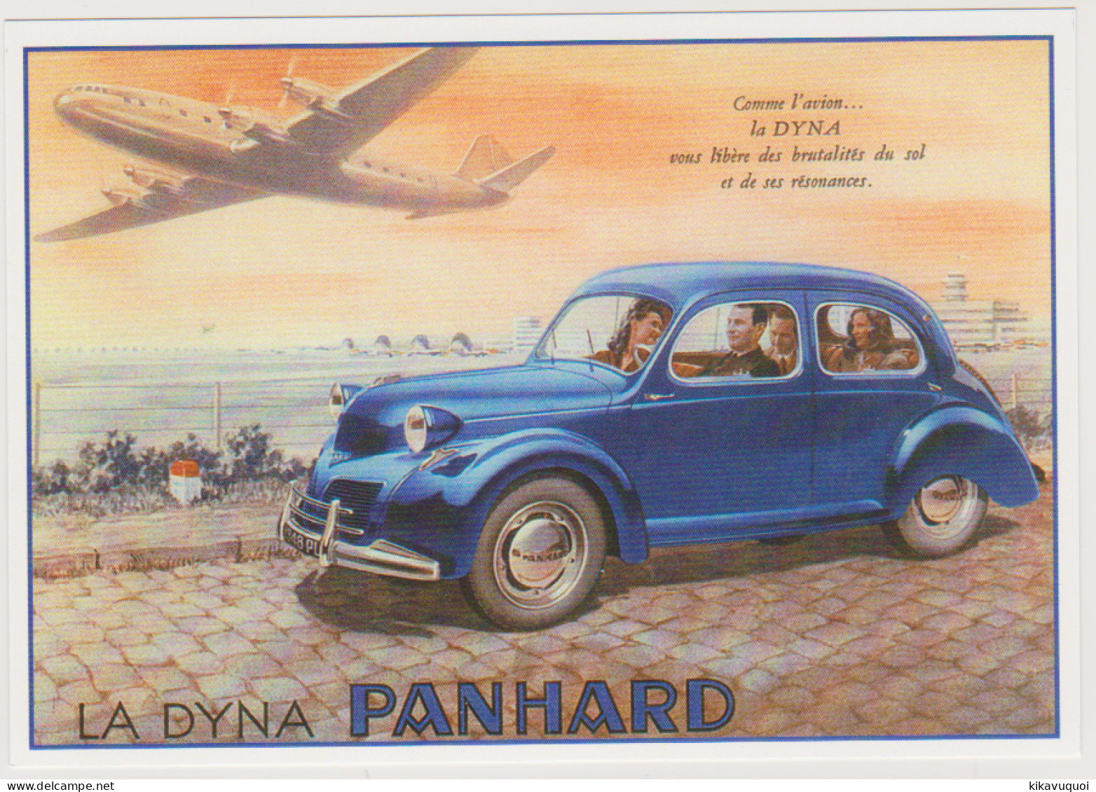 PANHARD DYNA DE 1948 - CARTE POSTALE 10X15 CM NEUF - Motorräder