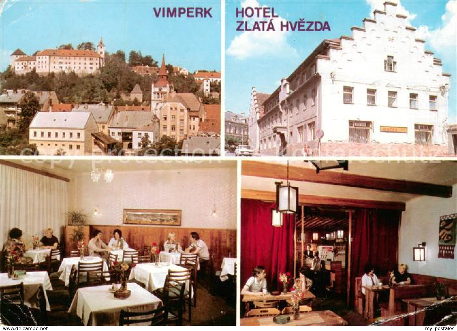 73787368 Vimperk Winterberg Boehmen CZ Hotel Zlata Hvezda Restaurant Giebelhaus  - Czech Republic