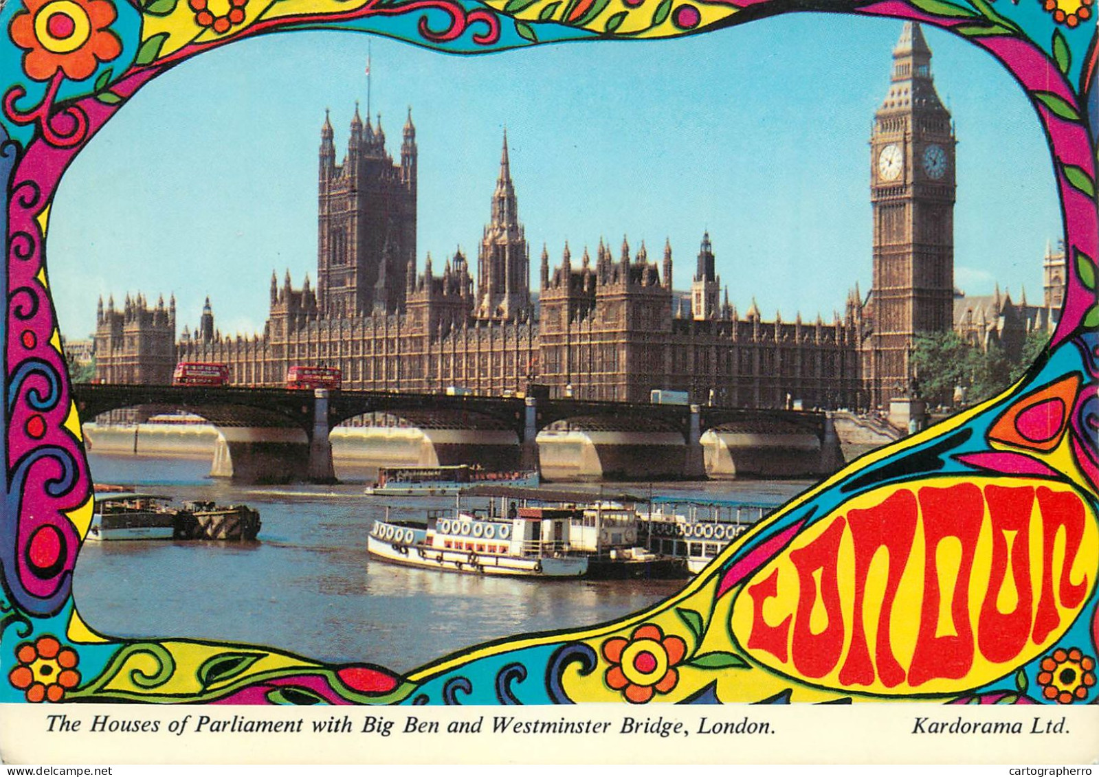 Navigation Sailing Vessels & Boats Themed Postcard London Parliament - Sailing Vessels