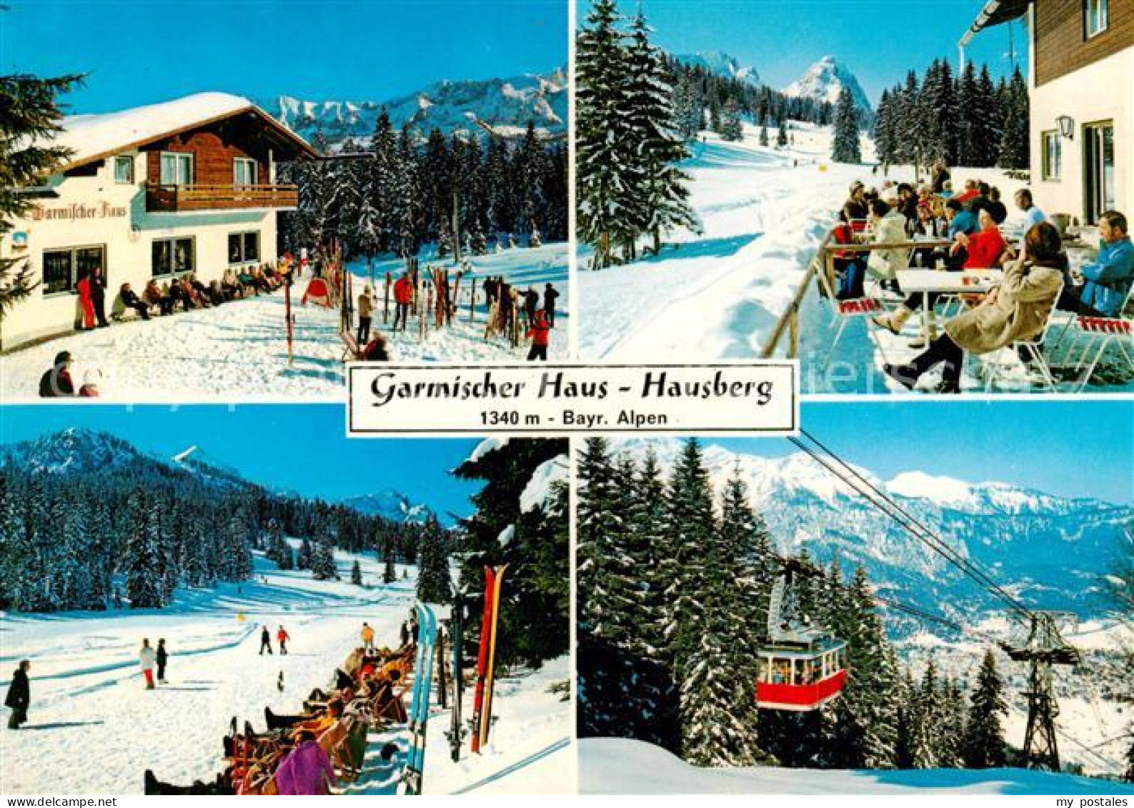 73787338 Garmisch-Partenkirchen Berggasthof Garmischer Haus Skigebiet Am Hausber - Garmisch-Partenkirchen