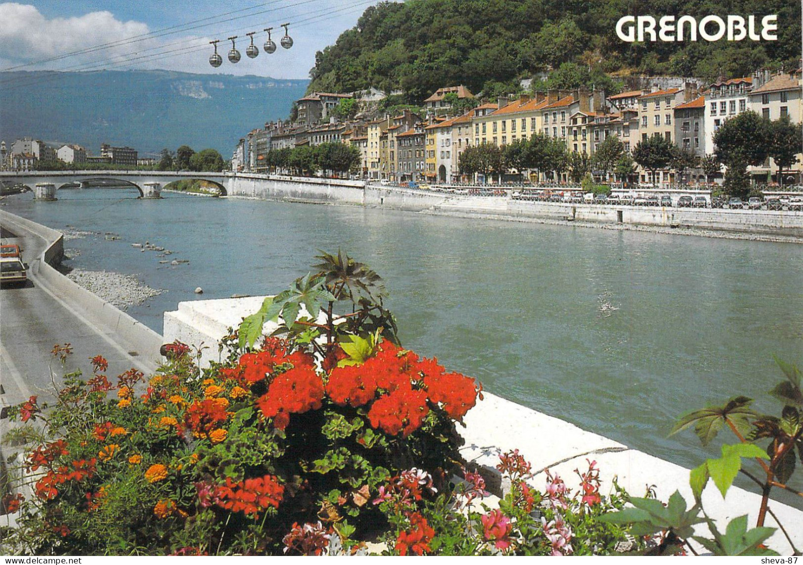 38 - Grenoble - Les Quais De L'Isère - Téléphérique De La Bastille - Grenoble