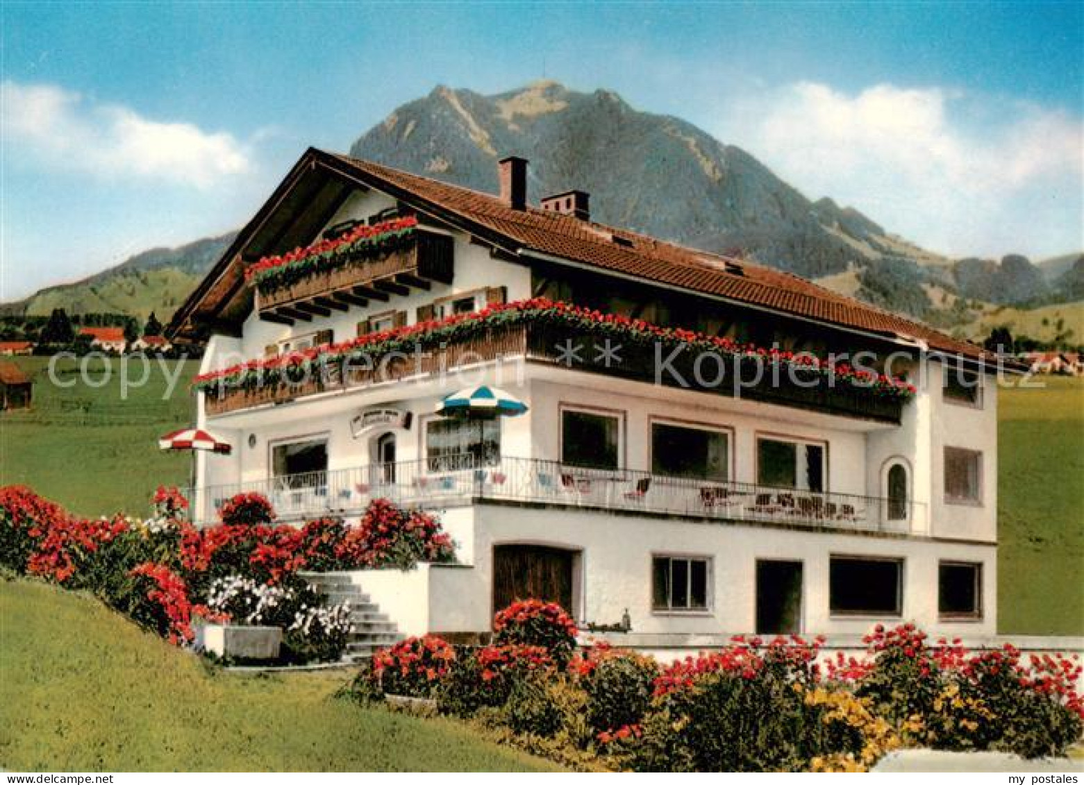 73787304 Westerhofen Ofterschwang Cafe Pension Restaurant Elisabeth Westerhofen  - Autres & Non Classés