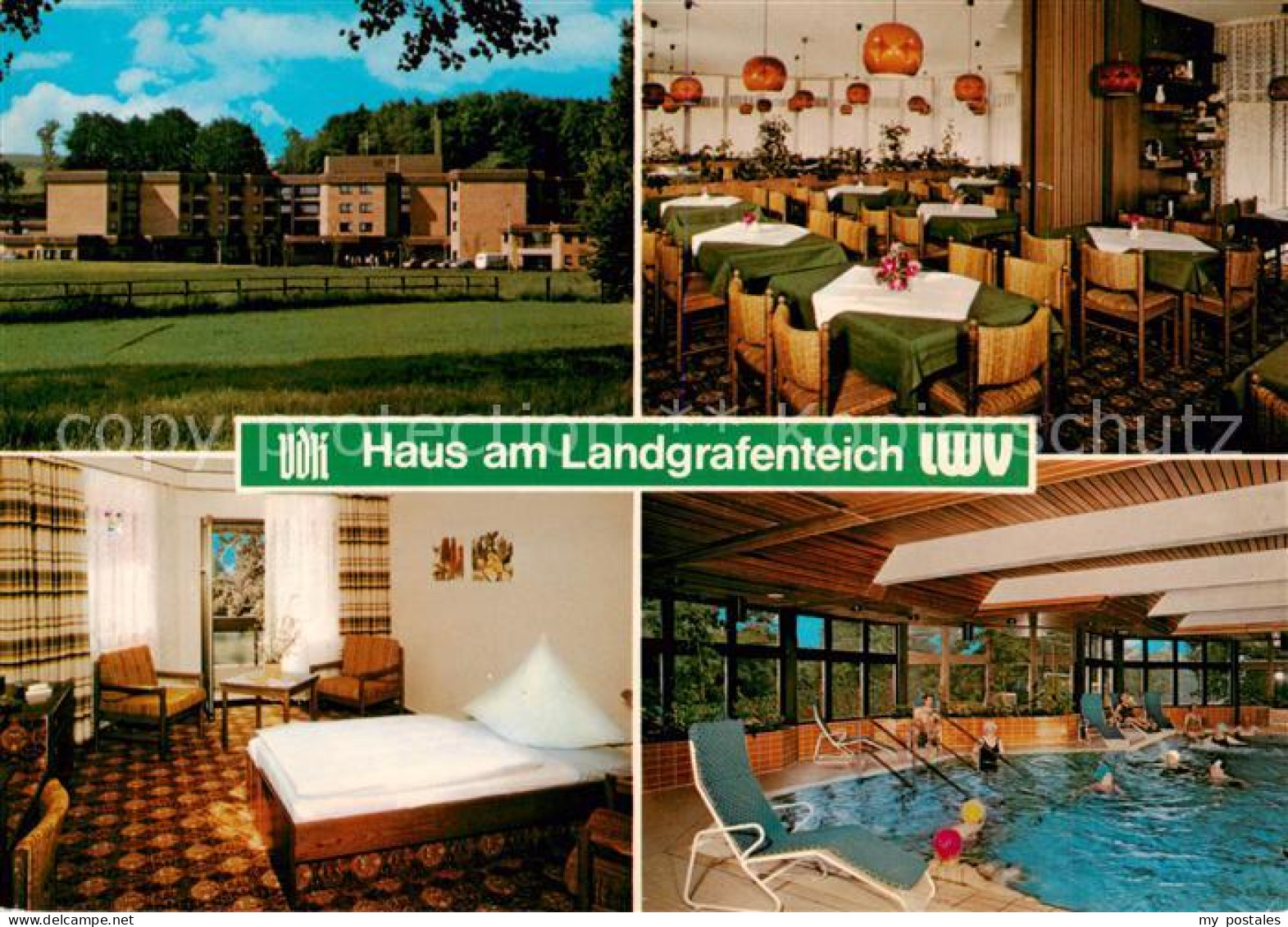 73787290 Nidda Haus Am Landgrafenteich Erholungsheim Hallenbad Nidda - Autres & Non Classés