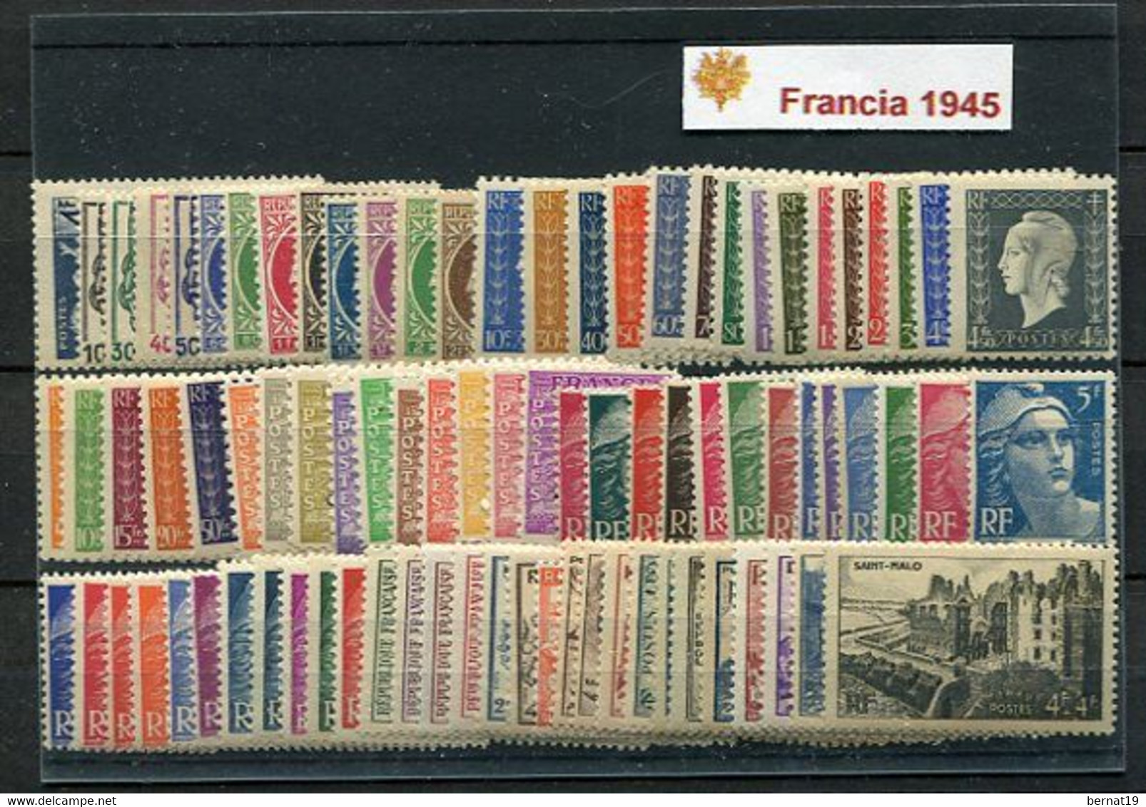 Francia 1945 Completo ** MNH. - 1940-1949