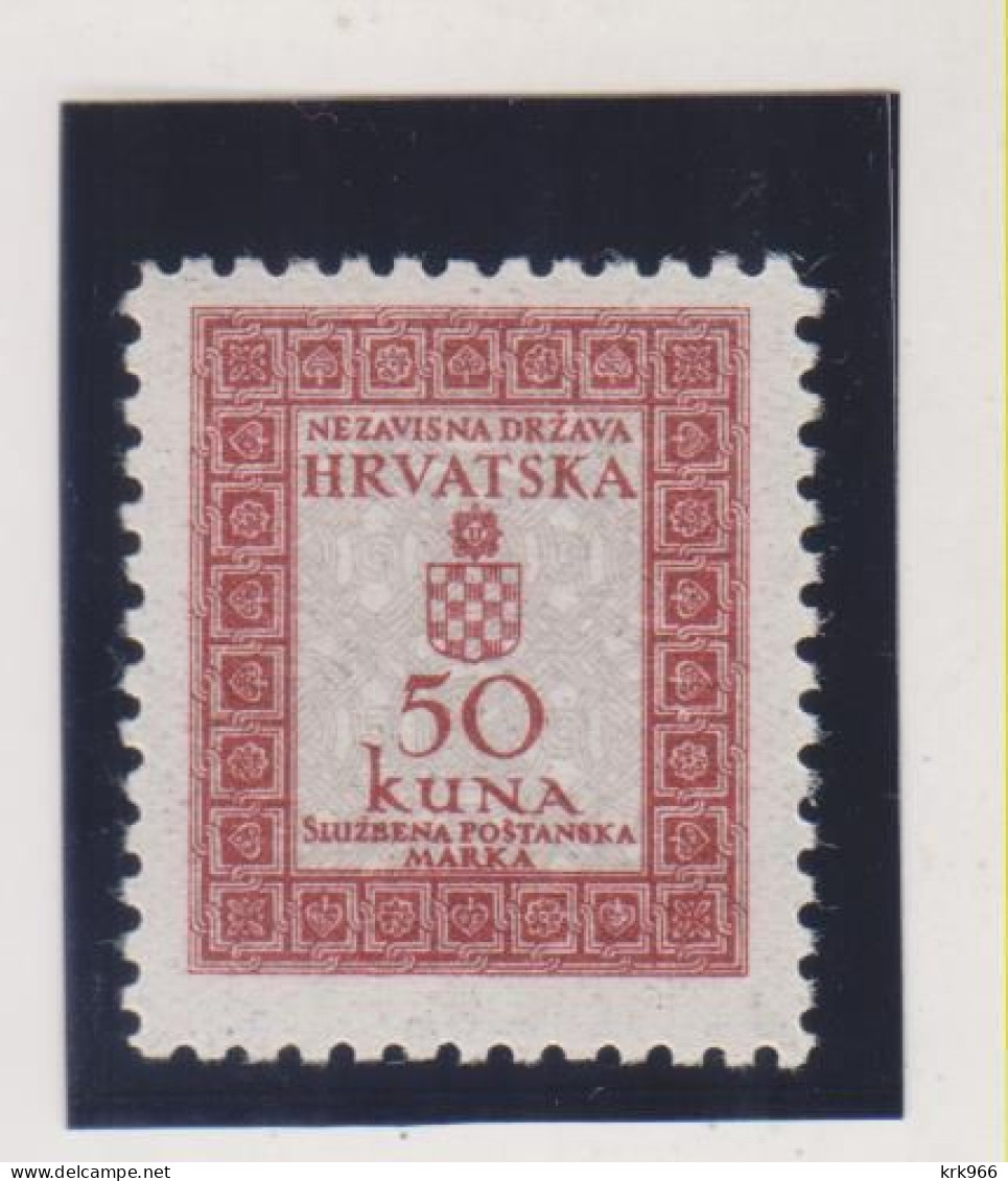 CROATIA WW II  , 50 Kn  Official Breakthrough Printed  MNH - Croacia