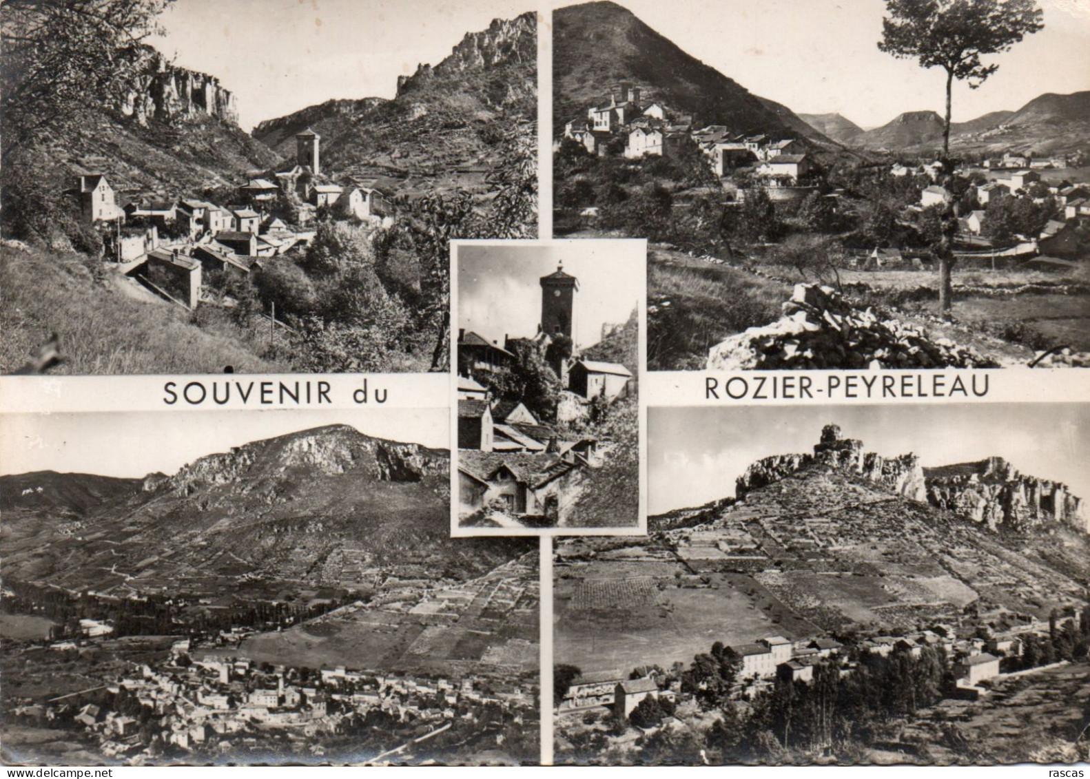 CPSM - P - LOZERE - LE ROZIER - PEYRELEAU - SOUVENIR - MULTIVUES - Autres & Non Classés