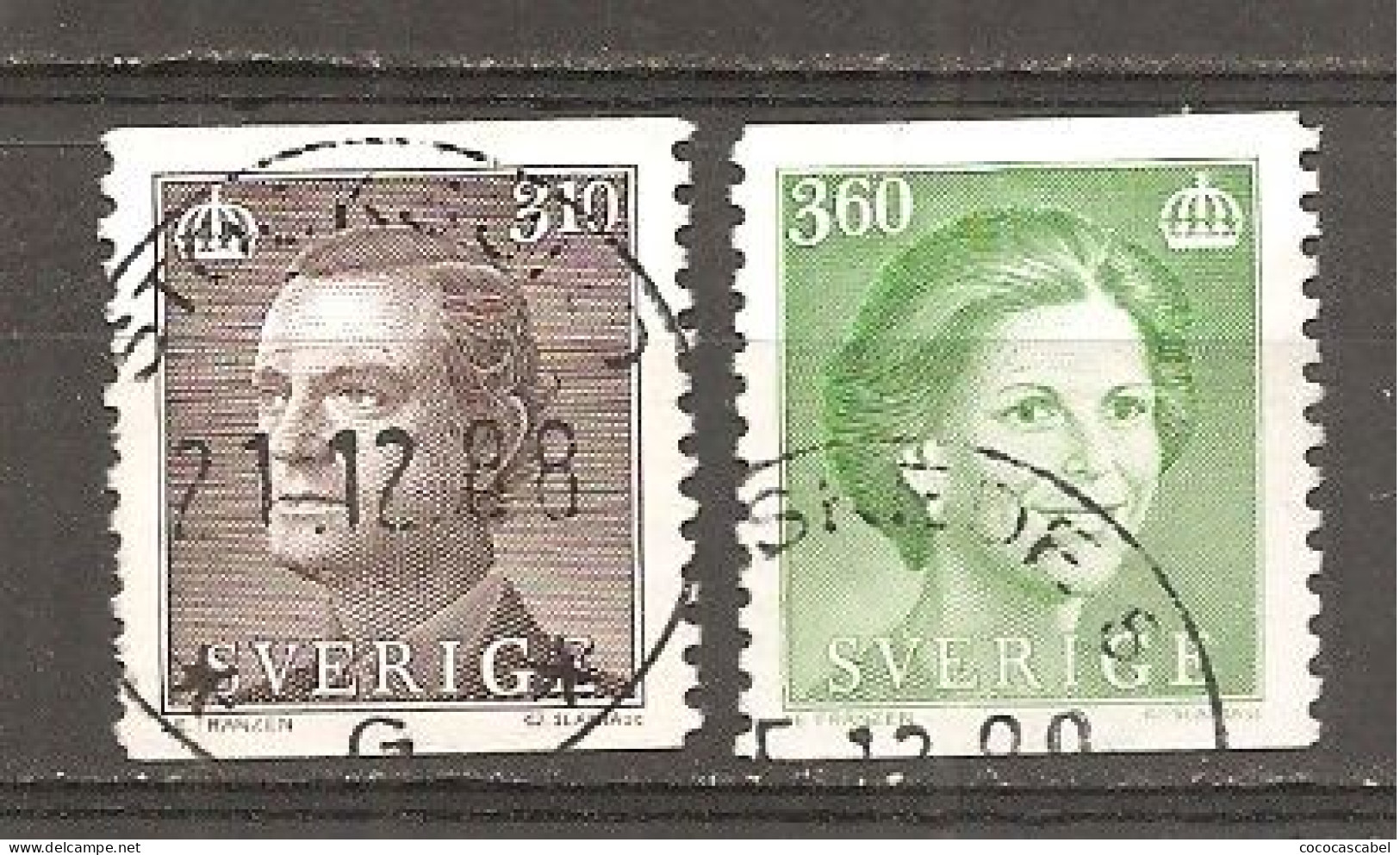 Suecia-Sweden Nº Yvert  1403-04 (usado) (o) - Used Stamps