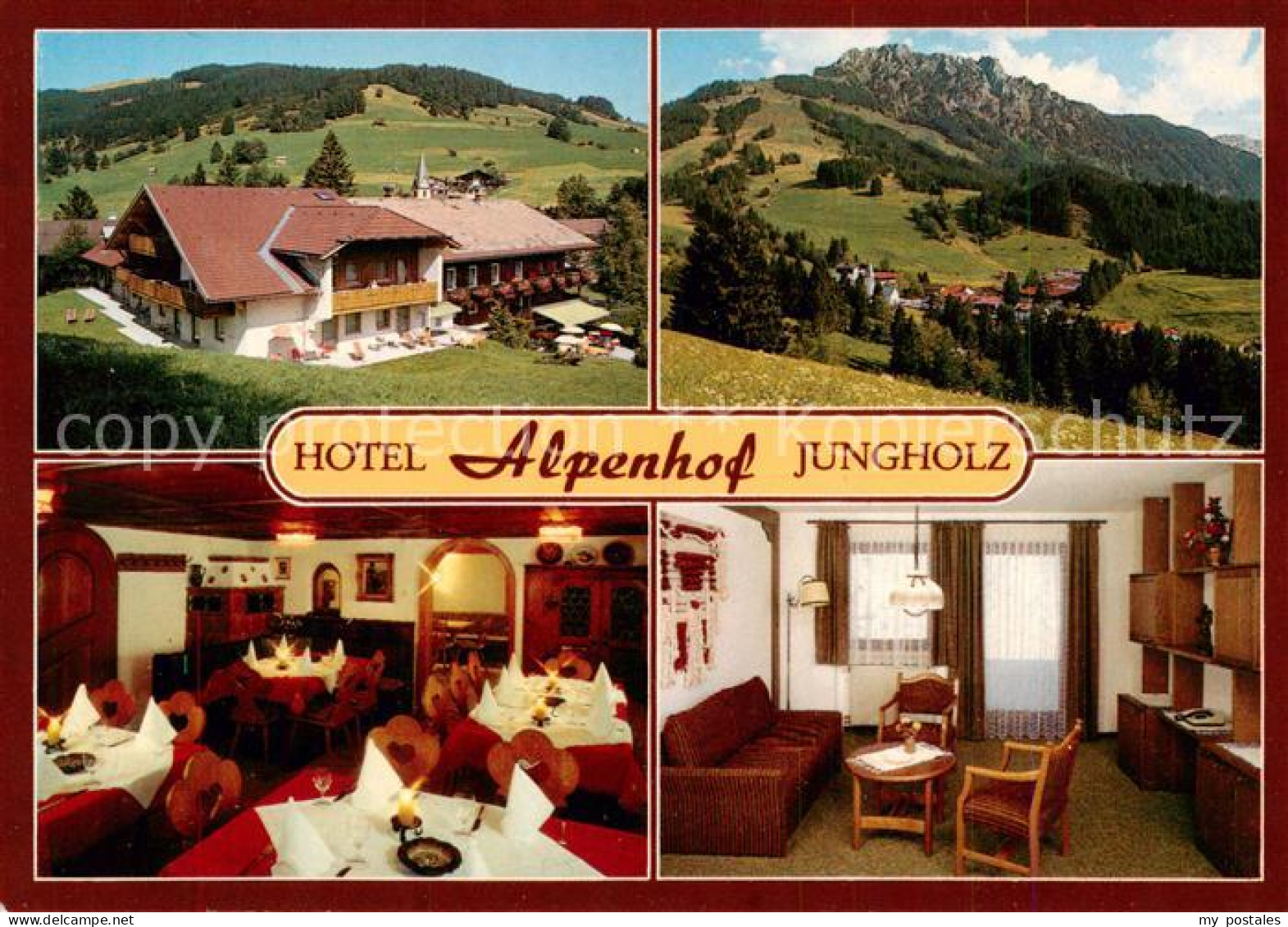 73787021 Jungholz Tirol AT Hotel Alpenhof Restaurant Landschaftspanorama  - Andere & Zonder Classificatie